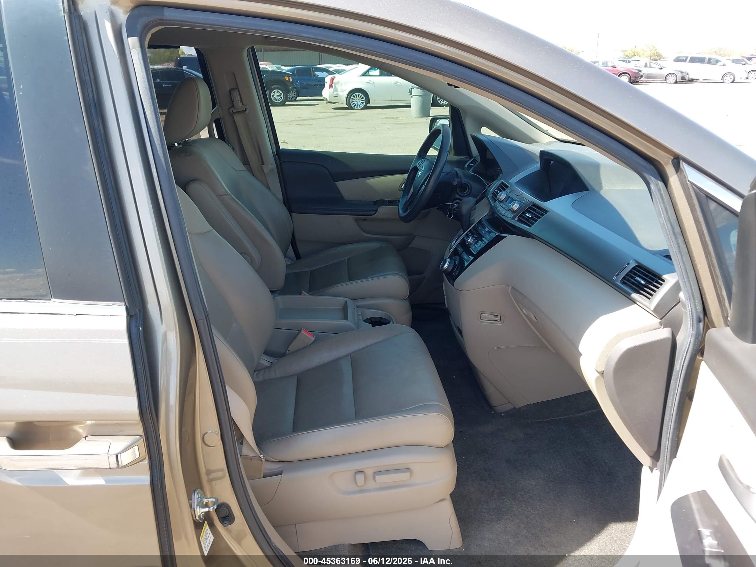 2013 Honda Odyssey Ex-l Gold vin: 5FNRL5H64DB005116