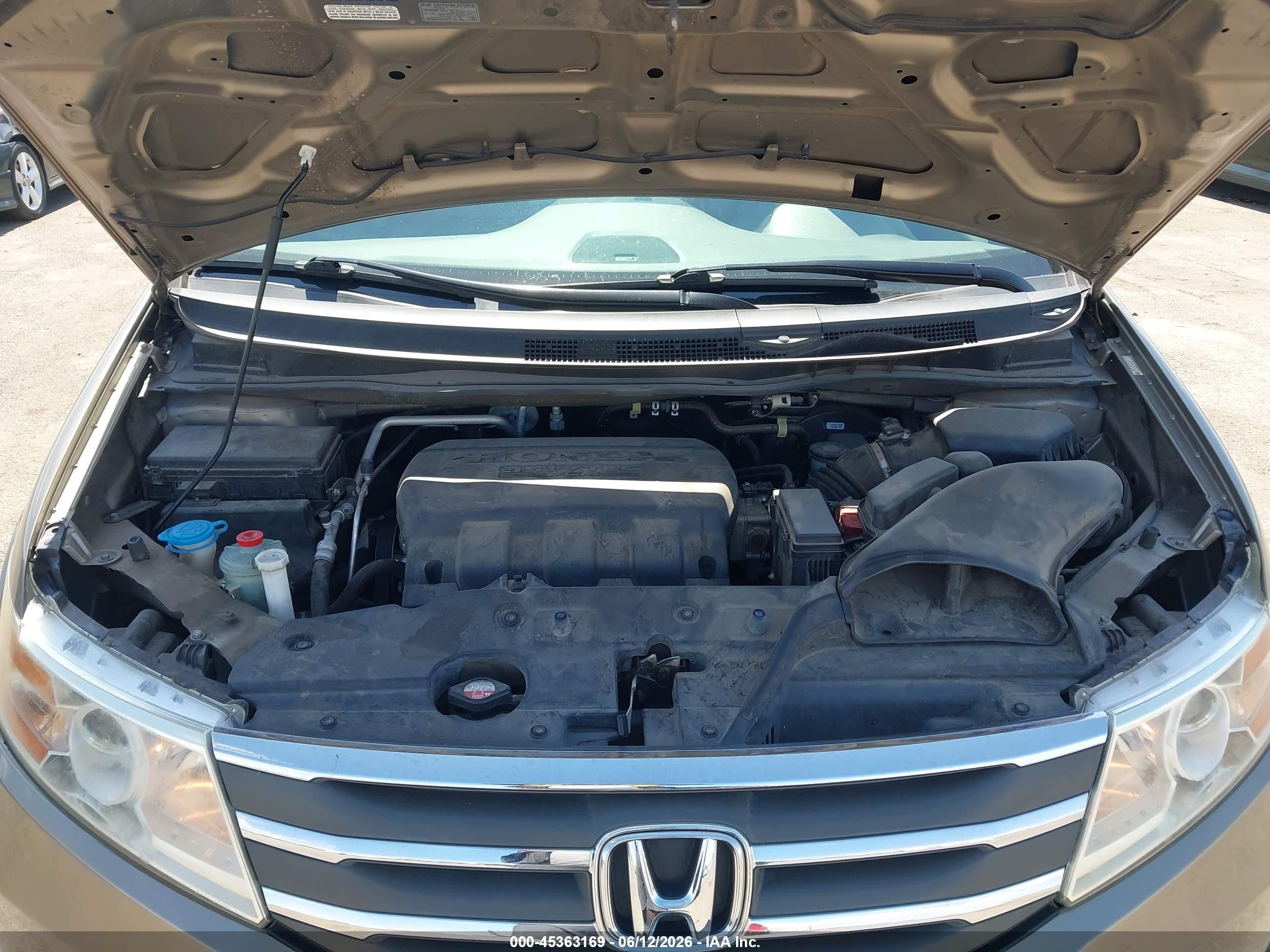 2013 Honda Odyssey Ex-l Gold vin: 5FNRL5H64DB005116