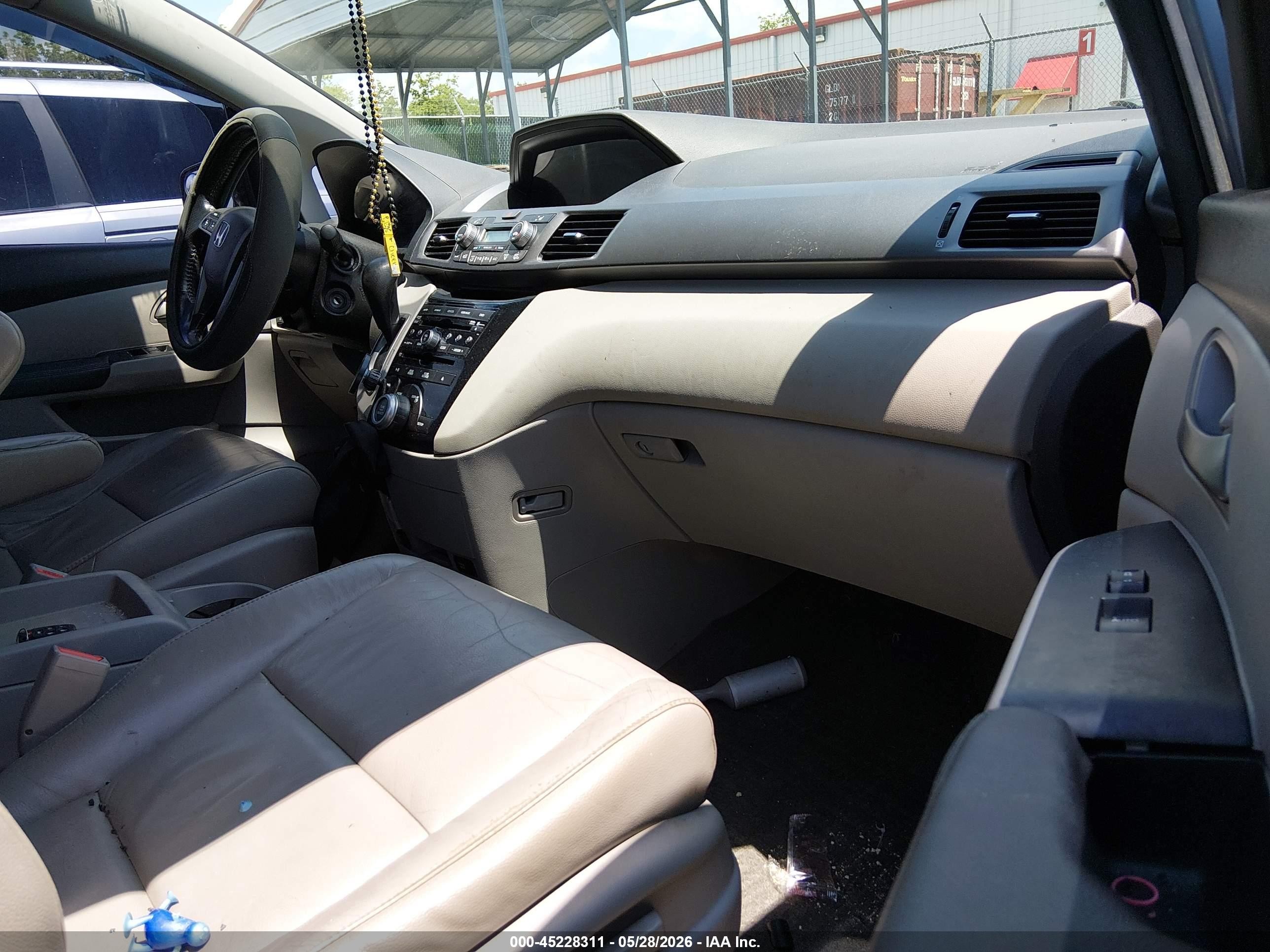 2013 Honda Odyssey Ex-l Blue vin: 5FNRL5H64DB012101