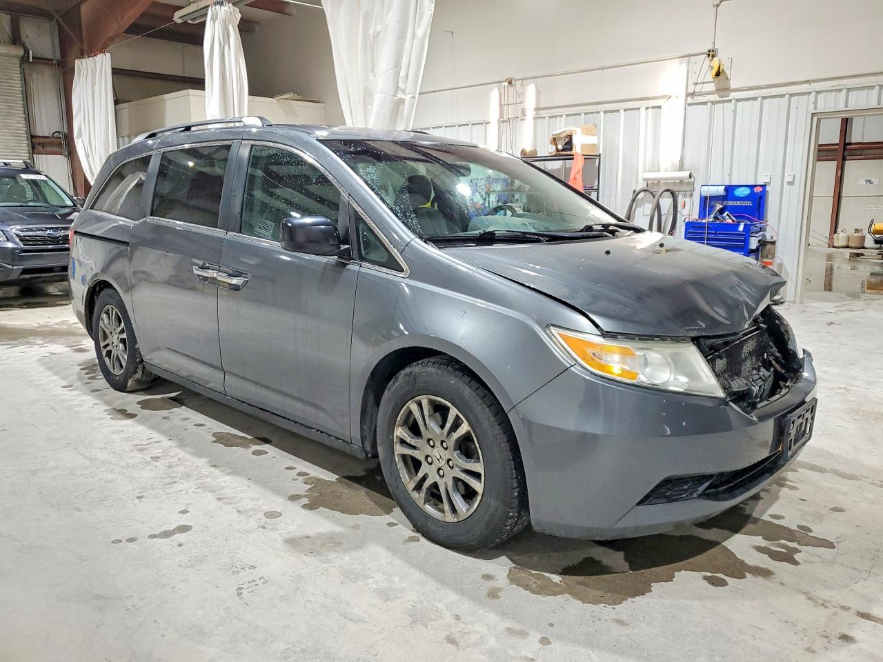 2013 Honda Odyssey Exl Gray vin: 5FNRL5H64DB023373