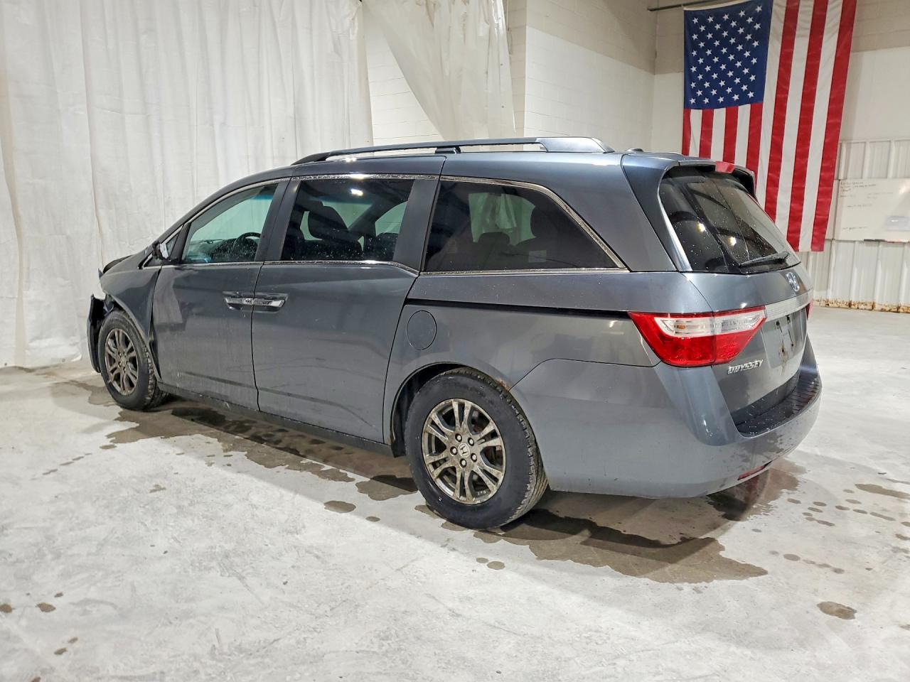 2013 Honda Odyssey Exl Gray vin: 5FNRL5H64DB023373