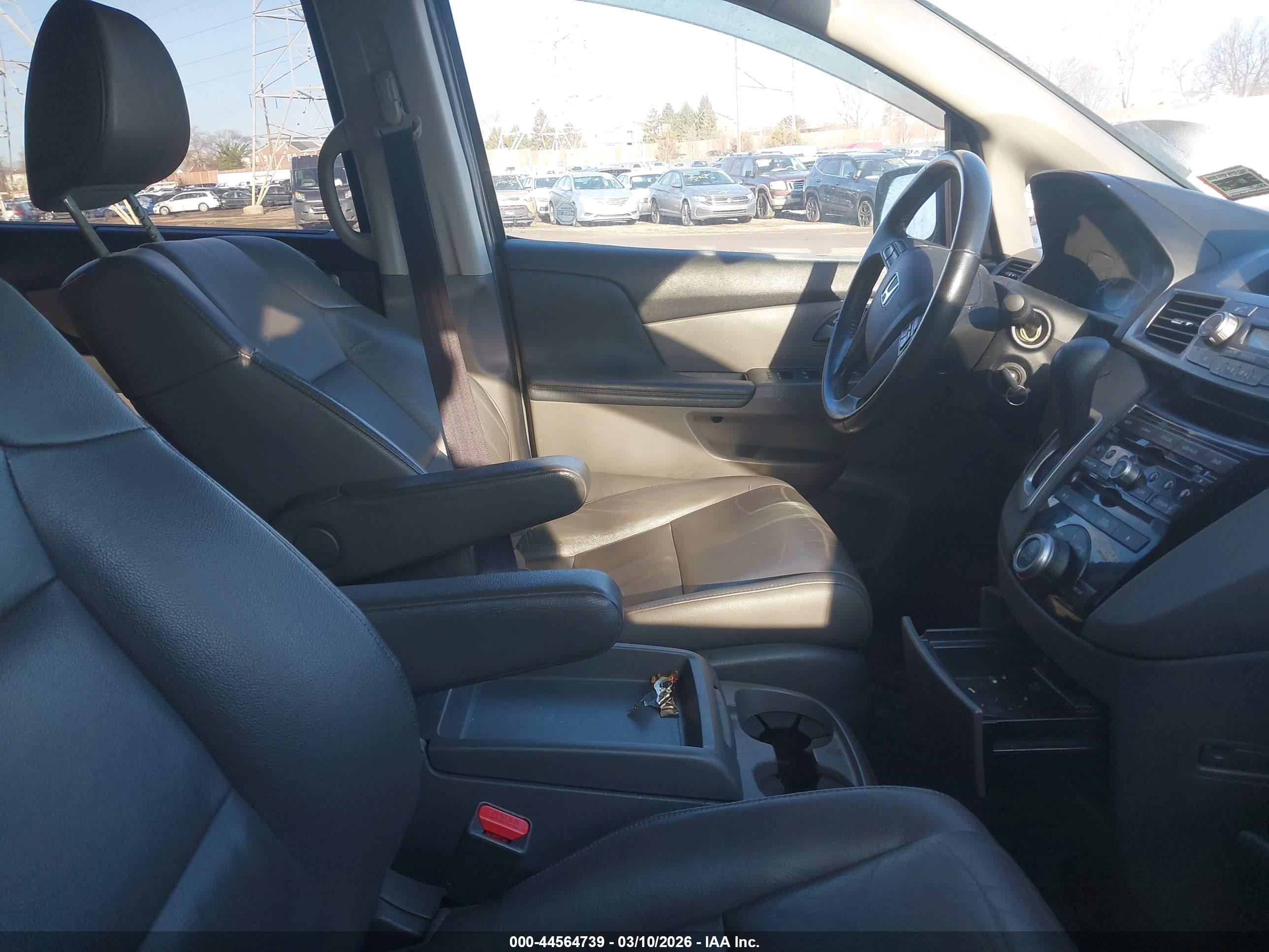 2013 Honda Odyssey Ex-l Gray vin: 5FNRL5H64DB030226