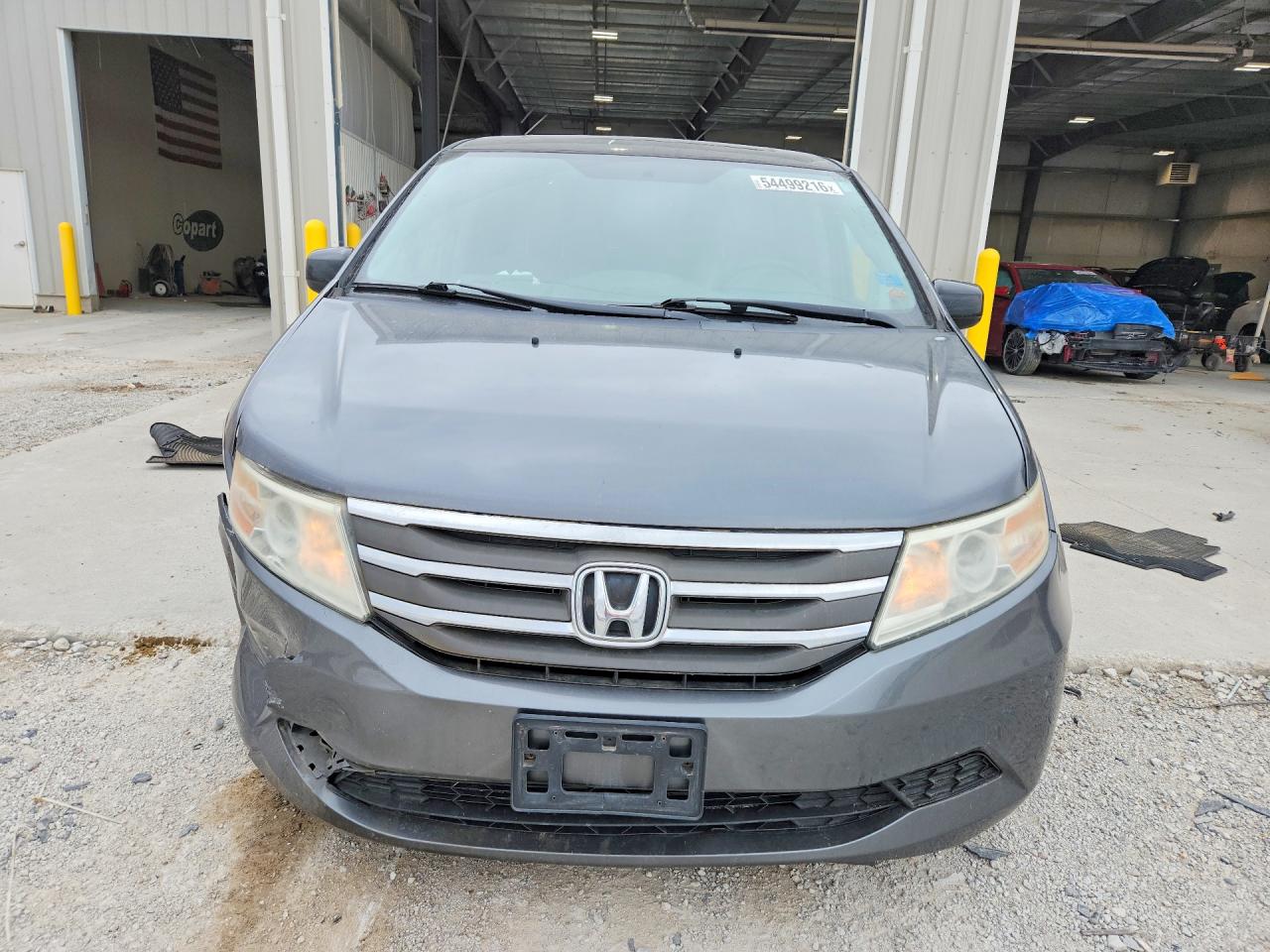 2013 Honda Odyssey Exl Gray vin: 5FNRL5H64DB032736