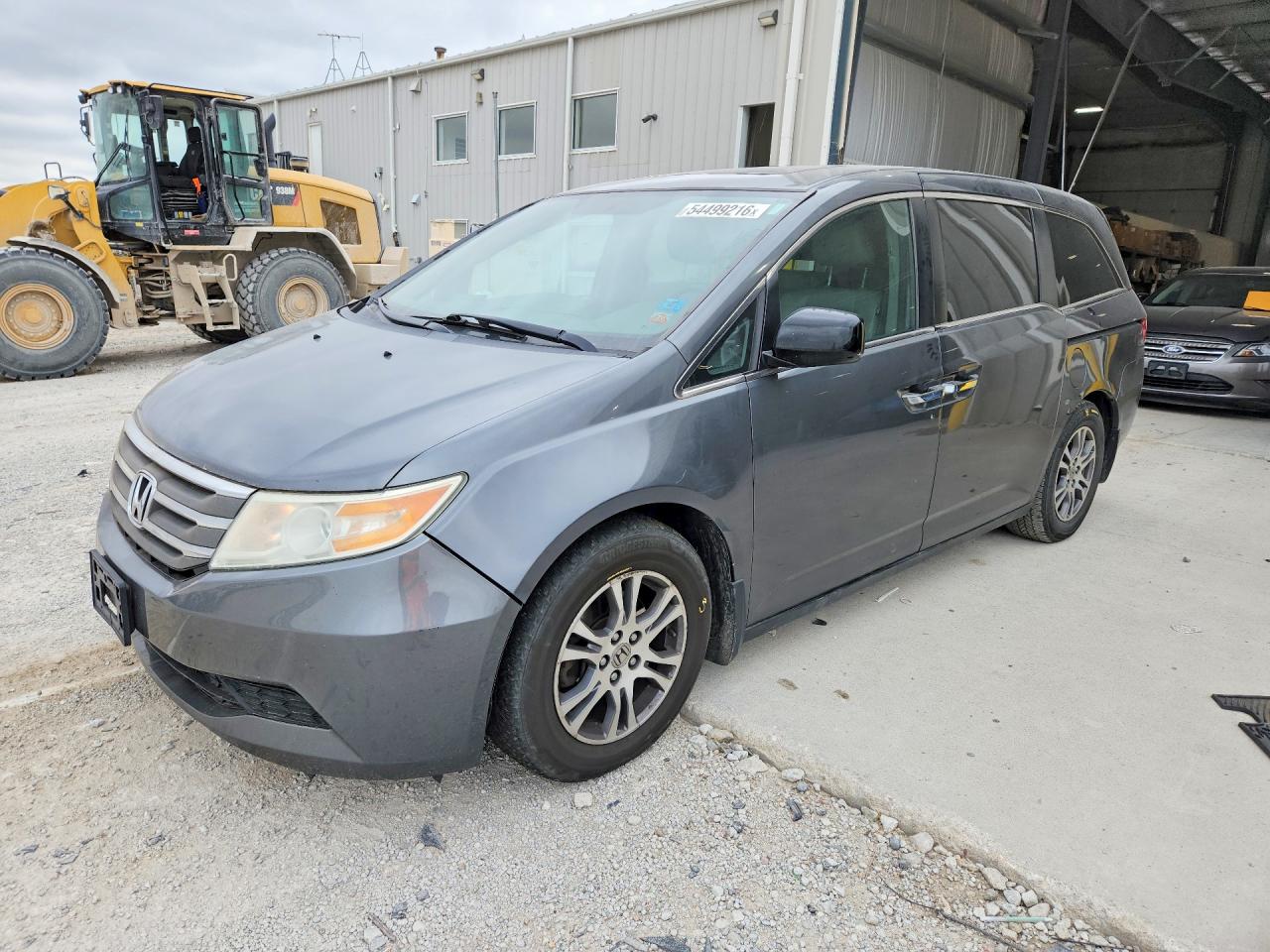 2013 Honda Odyssey Exl Gray vin: 5FNRL5H64DB032736