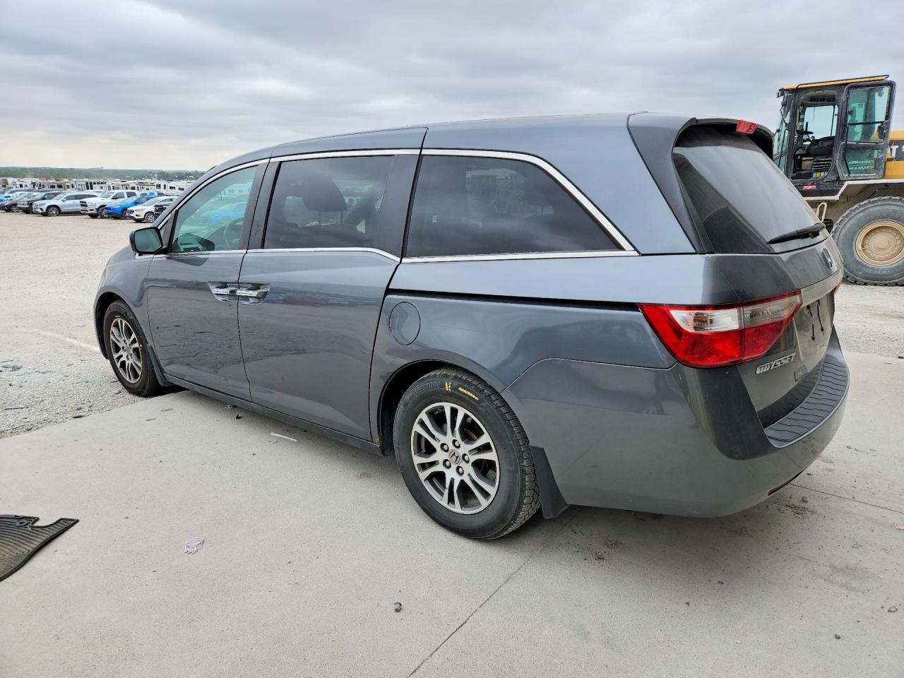 2013 Honda Odyssey Exl Gray vin: 5FNRL5H64DB032736