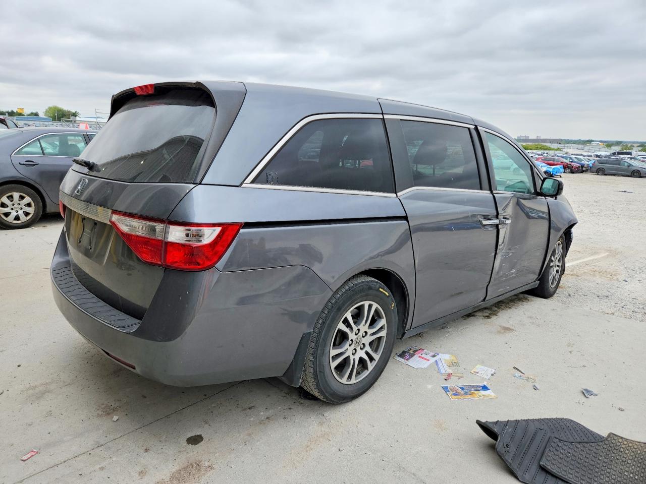 2013 Honda Odyssey Exl Gray vin: 5FNRL5H64DB032736