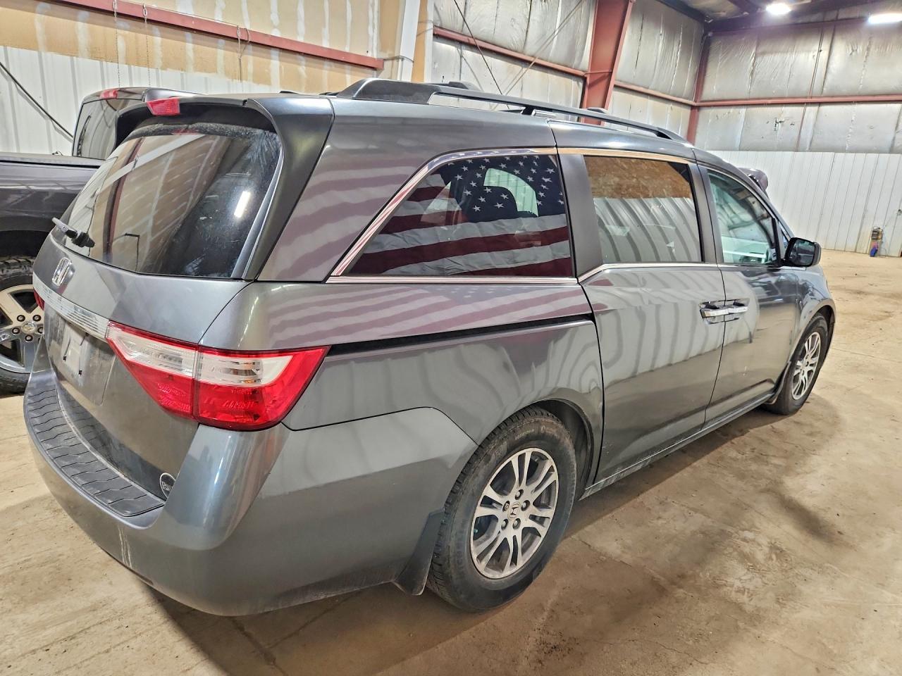 2013 Honda Odyssey Exl Gray vin: 5FNRL5H64DB034020