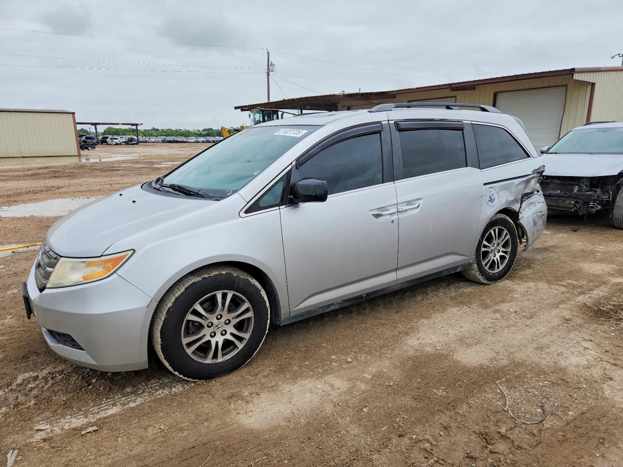 2013 Honda Odyssey Exl Silver vin: 5FNRL5H64DB039900