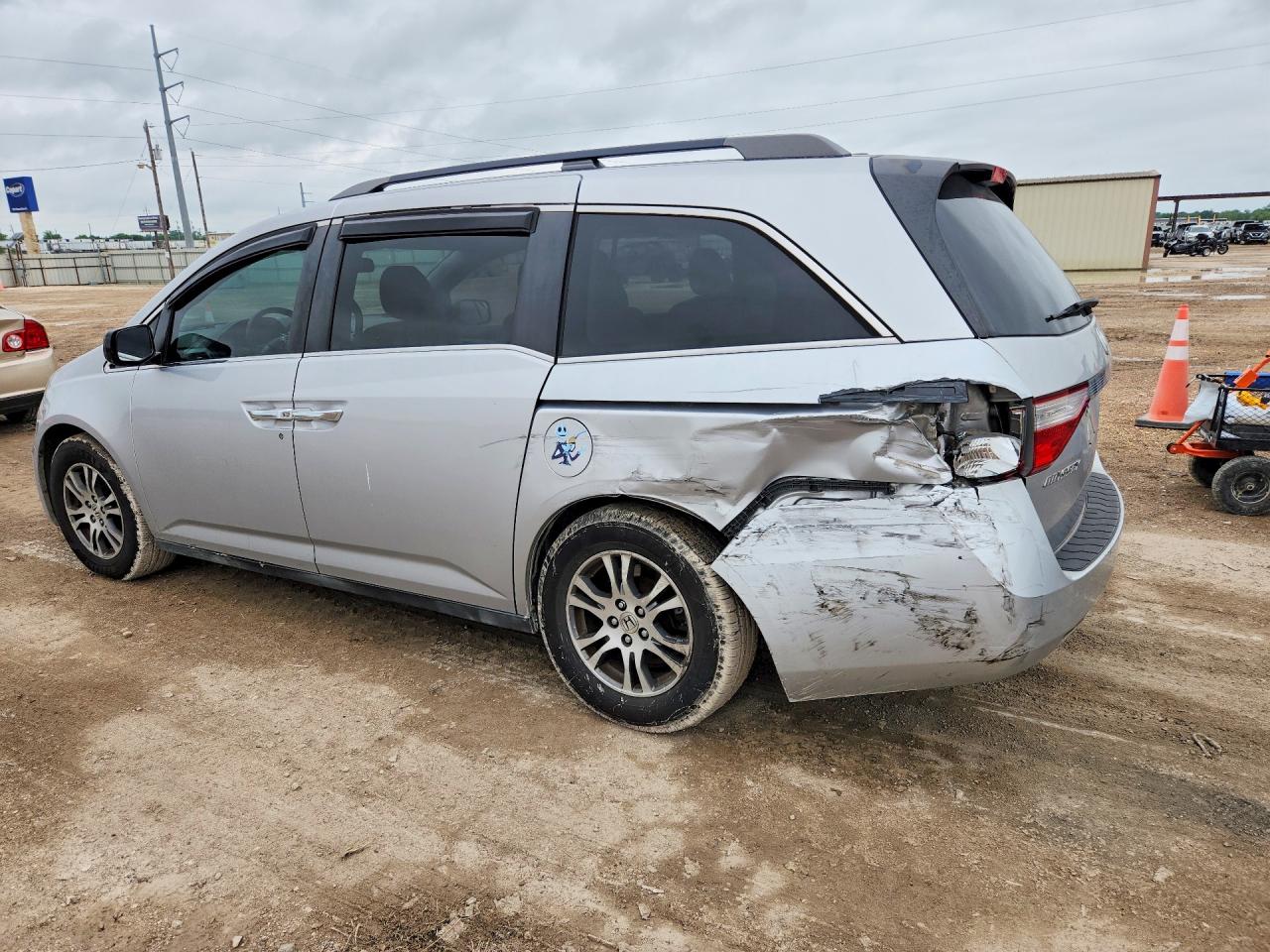 2013 Honda Odyssey Exl Silver vin: 5FNRL5H64DB039900