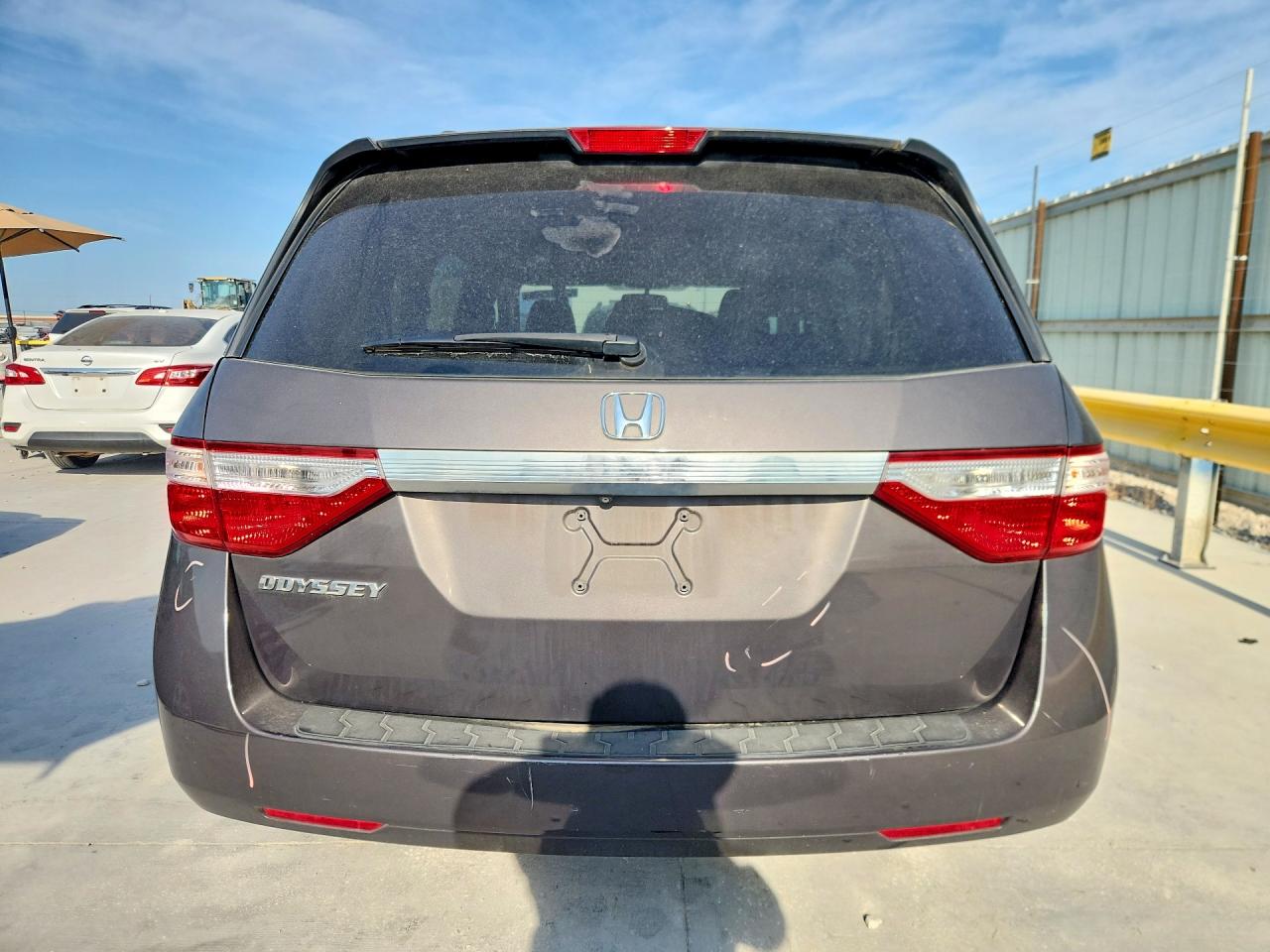 2013 Honda Odyssey Exl Gray vin: 5FNRL5H64DB042537