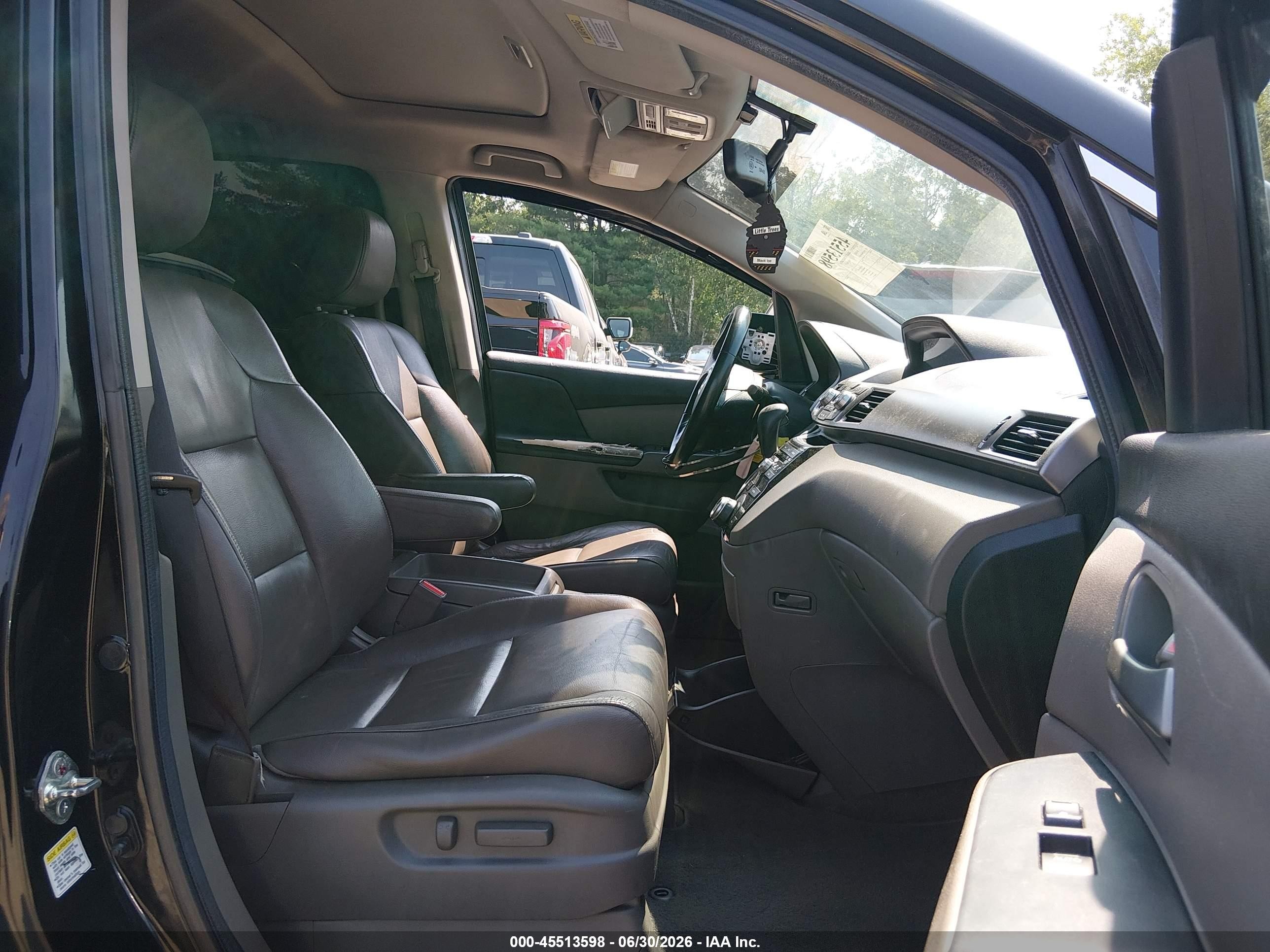 2013 Honda Odyssey Ex-l Черный vin: 5FNRL5H64DB045891