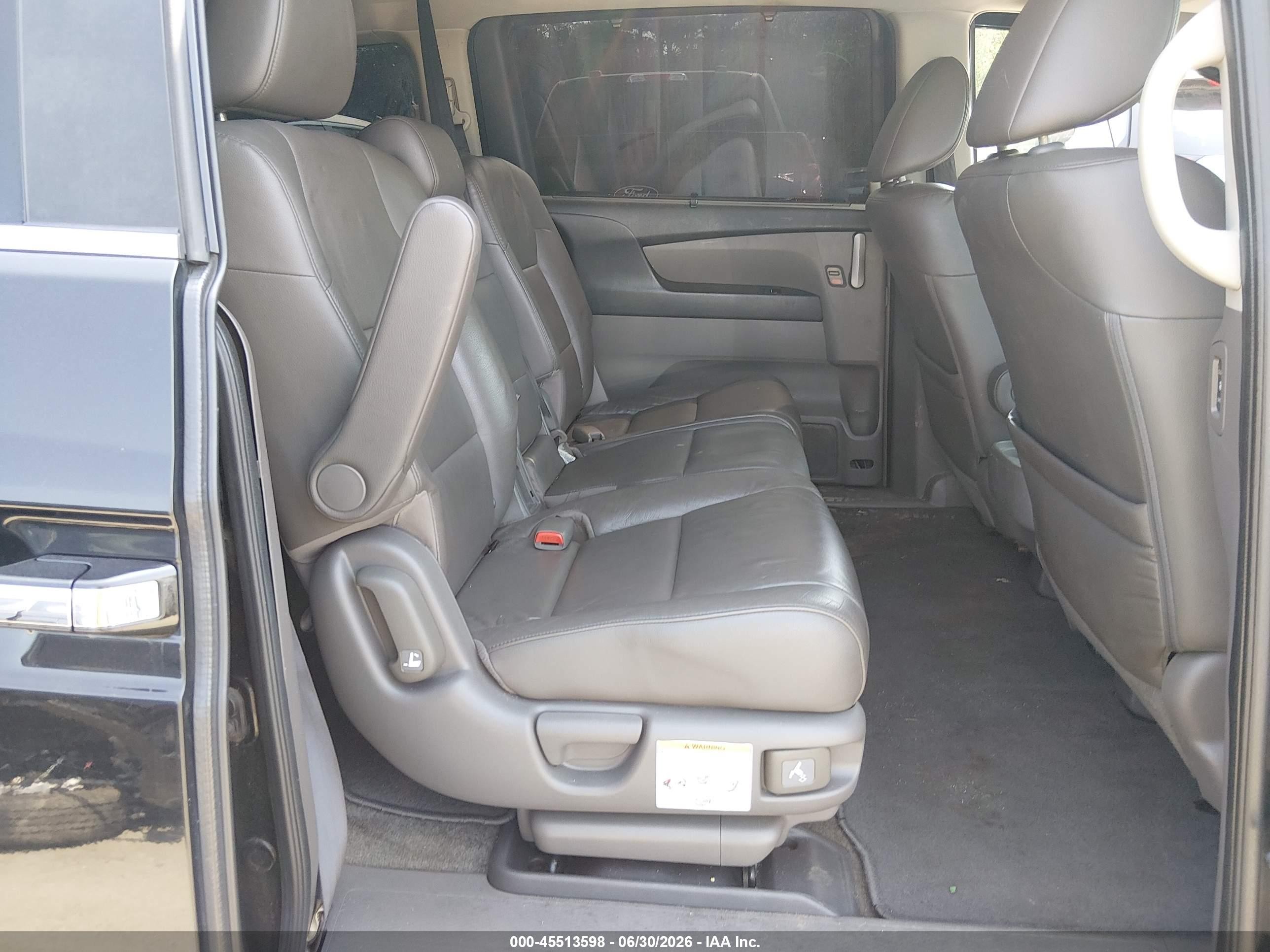 2013 Honda Odyssey Ex-l Черный vin: 5FNRL5H64DB045891