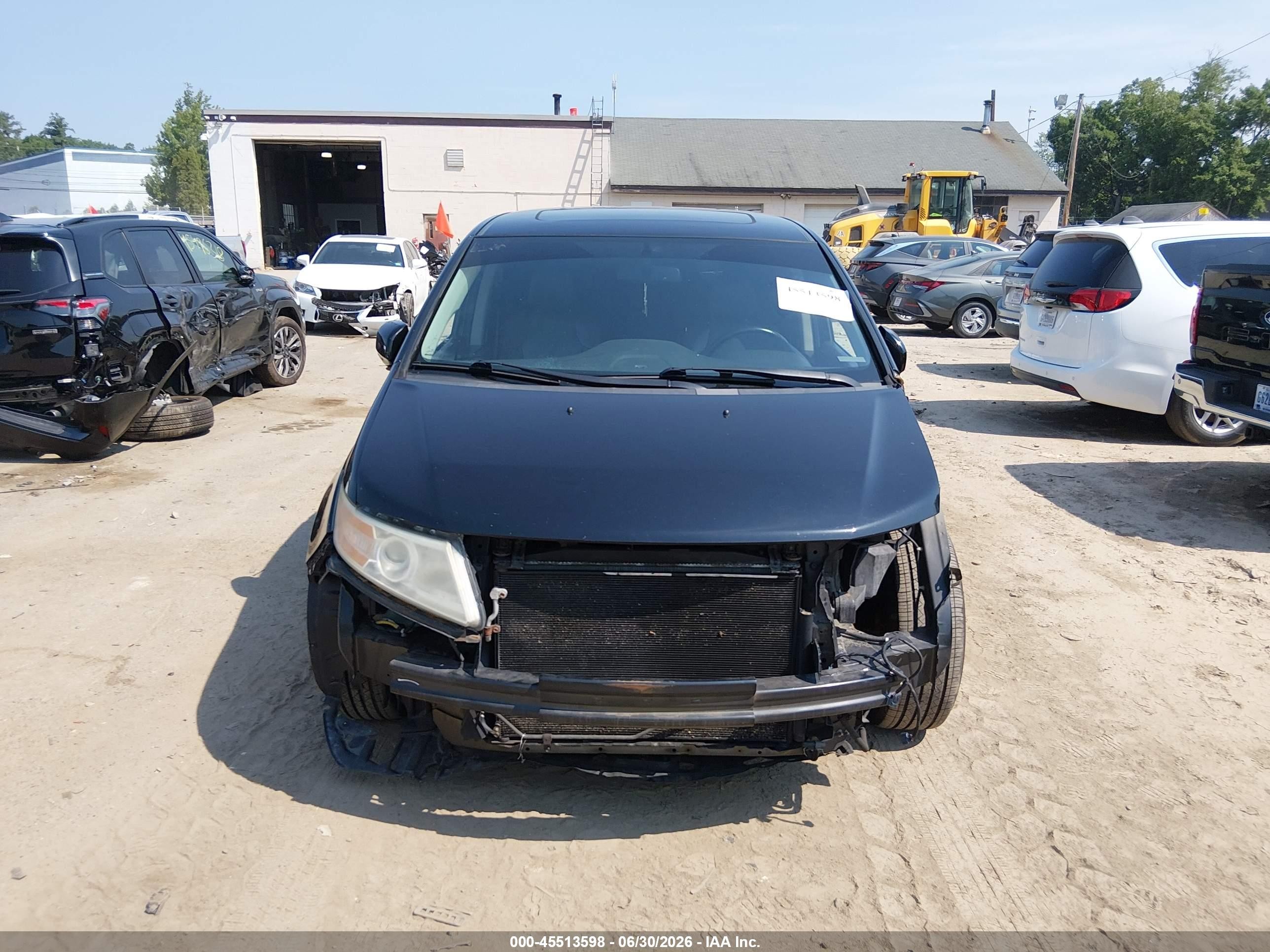2013 Honda Odyssey Ex-l Черный vin: 5FNRL5H64DB045891