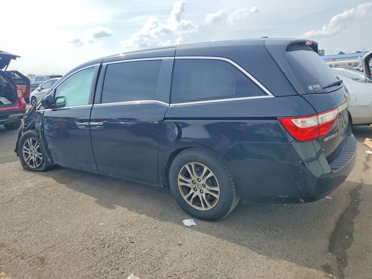 2013 Honda Odyssey Exl Black vin: 5FNRL5H64DB053795