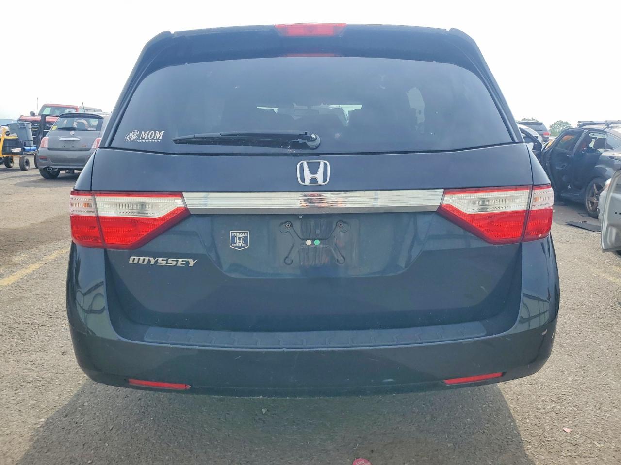 2013 Honda Odyssey Exl Black vin: 5FNRL5H64DB053795