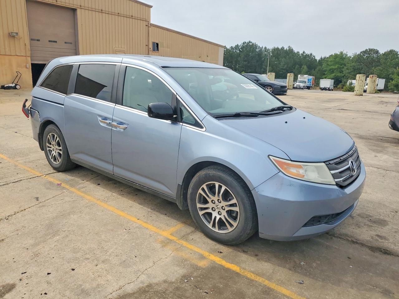 2013 Honda Odyssey Exl Синий vin: 5FNRL5H64DB061752