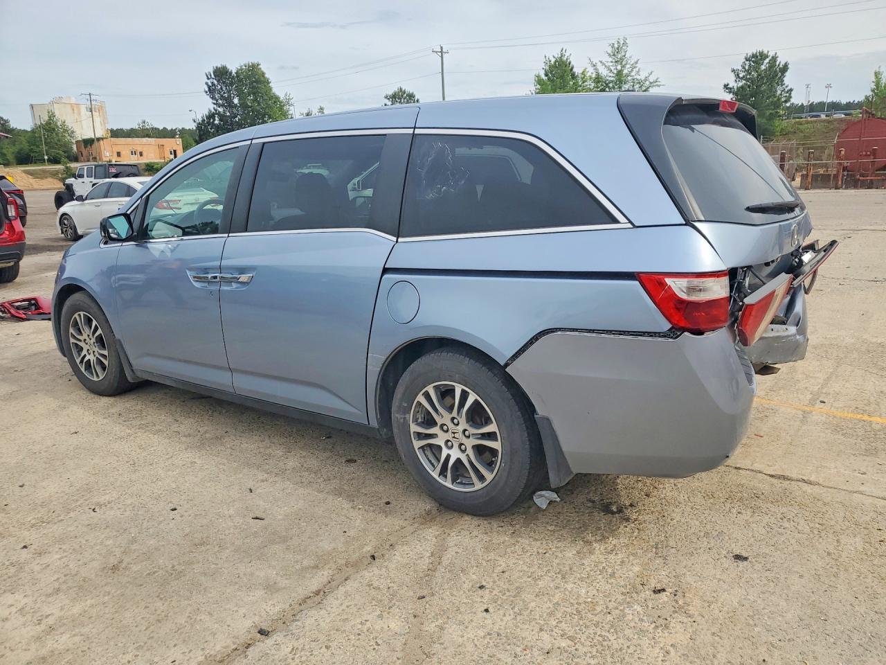 2013 Honda Odyssey Exl Синий vin: 5FNRL5H64DB061752