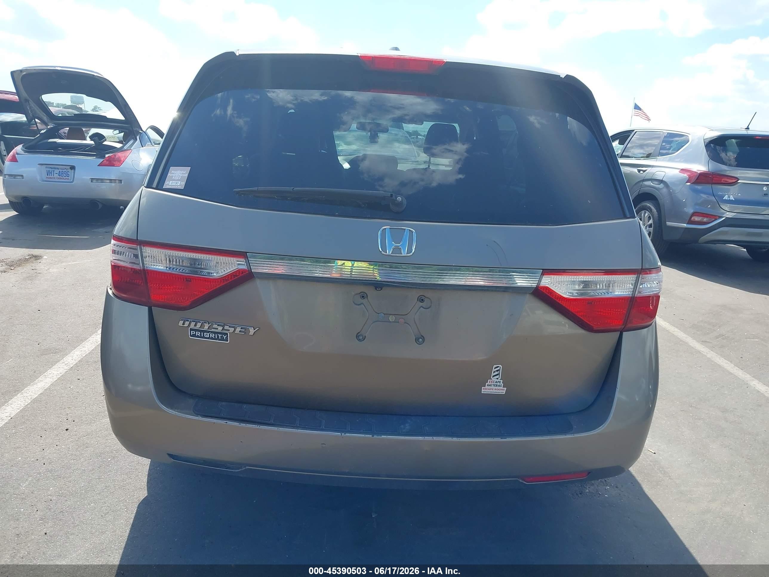 2013 Honda Odyssey Ex-l Champagne vin: 5FNRL5H64DB064263