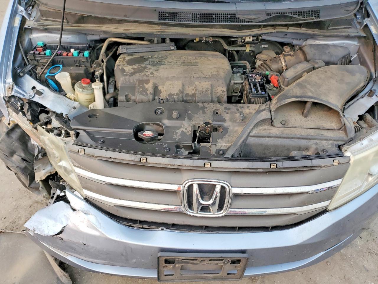 2013 Honda Odyssey Exl Blue vin: 5FNRL5H64DB069334