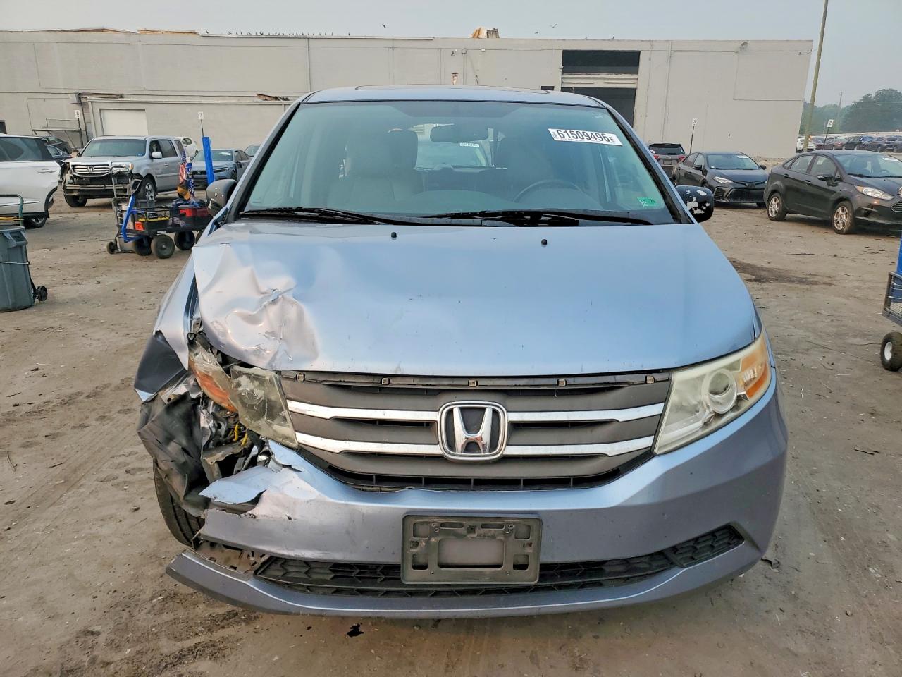 2013 Honda Odyssey Exl Blue vin: 5FNRL5H64DB069334