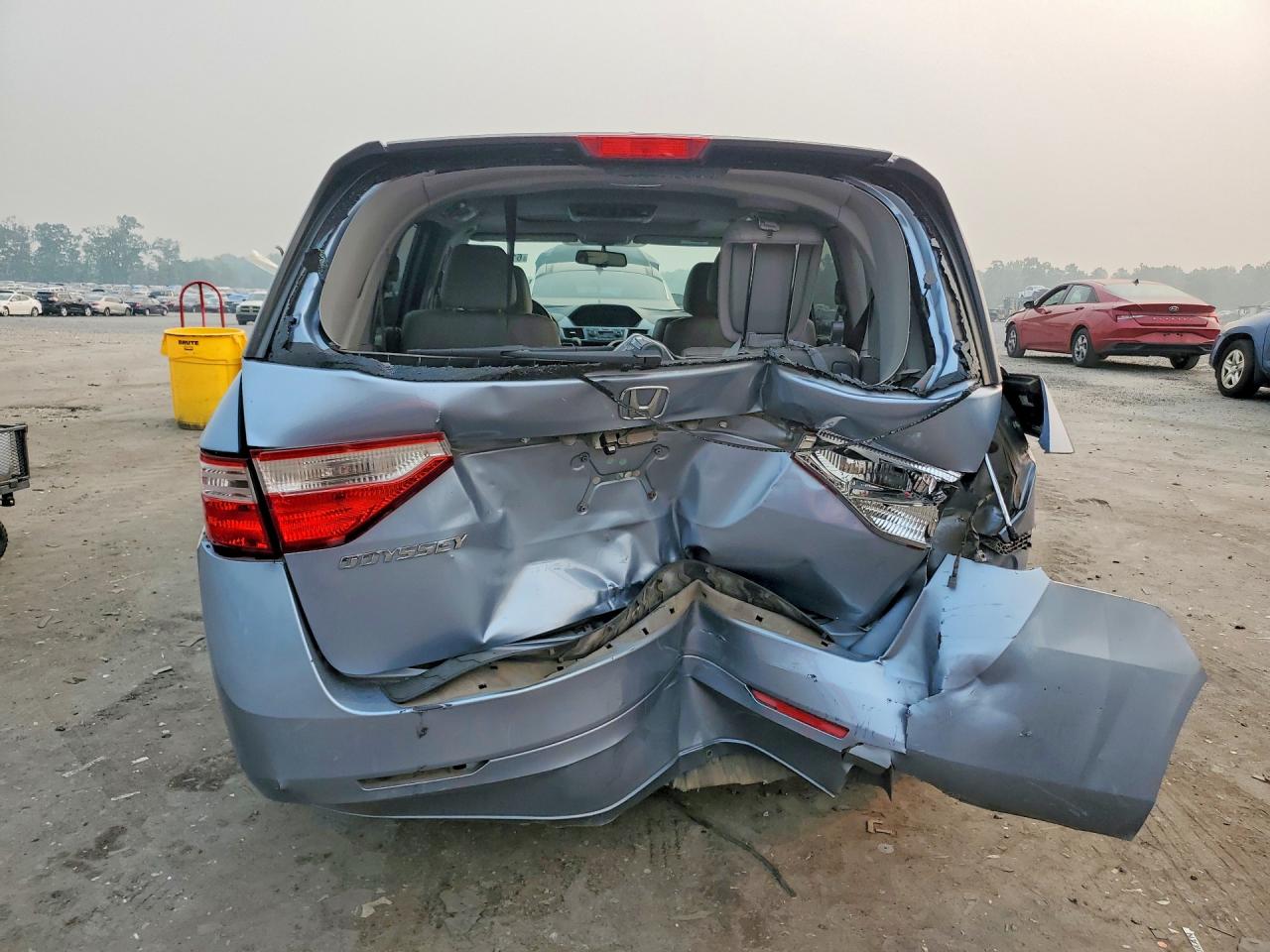 2013 Honda Odyssey Exl Blue vin: 5FNRL5H64DB069334