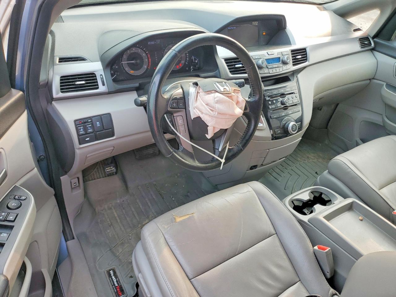 2013 Honda Odyssey Exl Blue vin: 5FNRL5H64DB069334