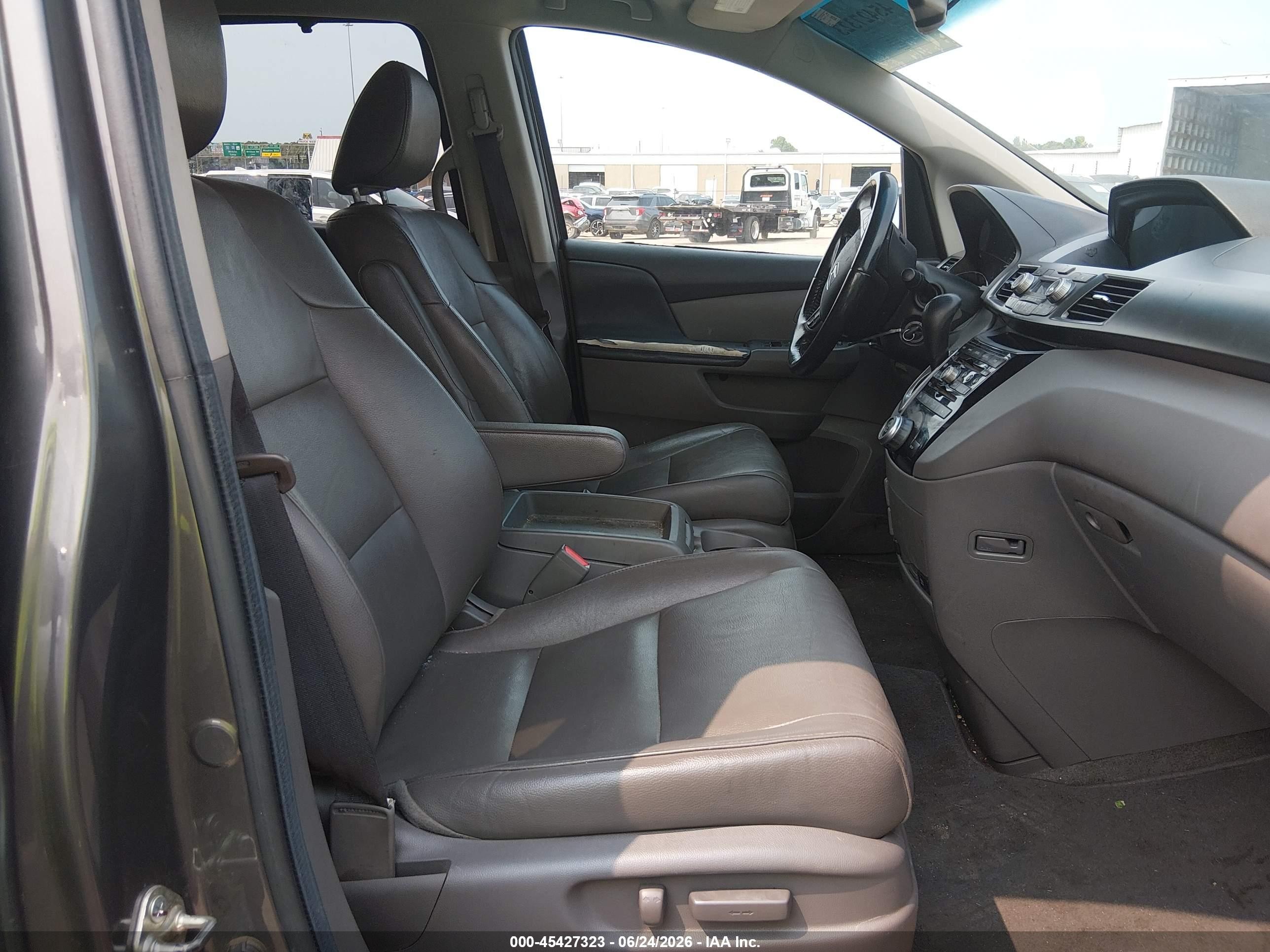 2013 Honda Odyssey Ex-l Gray vin: 5FNRL5H64DB076798