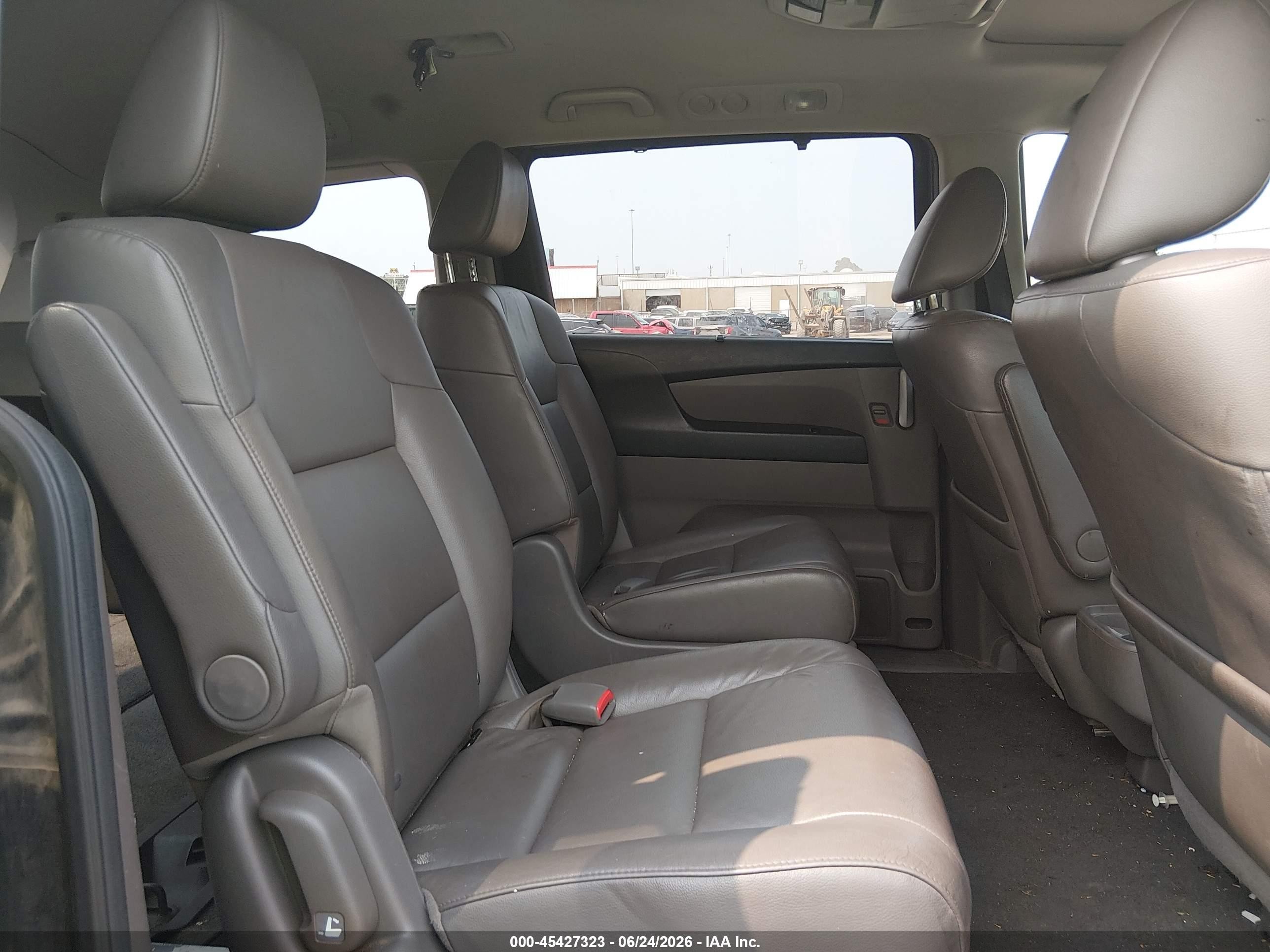 2013 Honda Odyssey Ex-l Gray vin: 5FNRL5H64DB076798