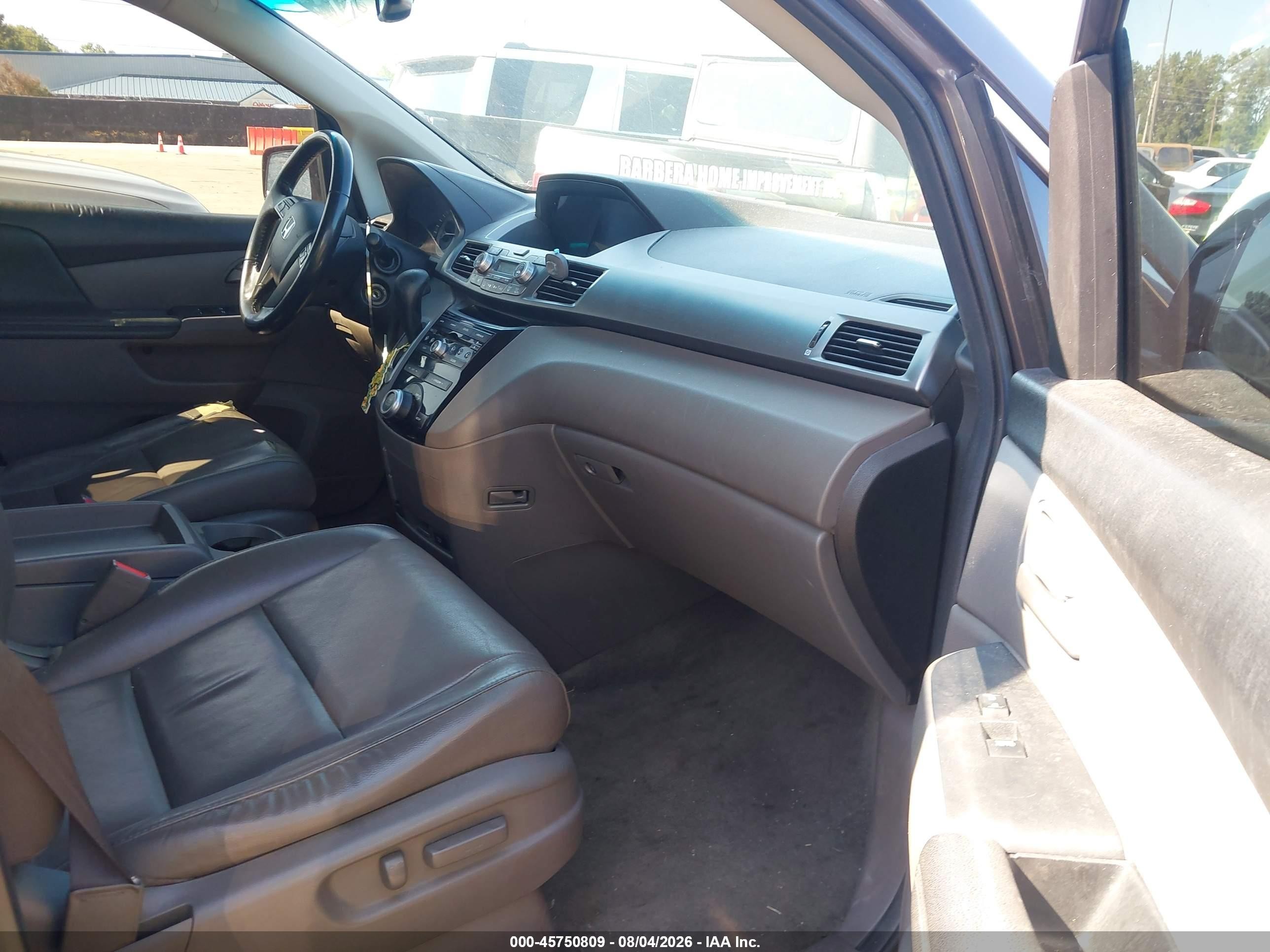 2013 Honda Odyssey Ex-l Серый vin: 5FNRL5H64DB083427