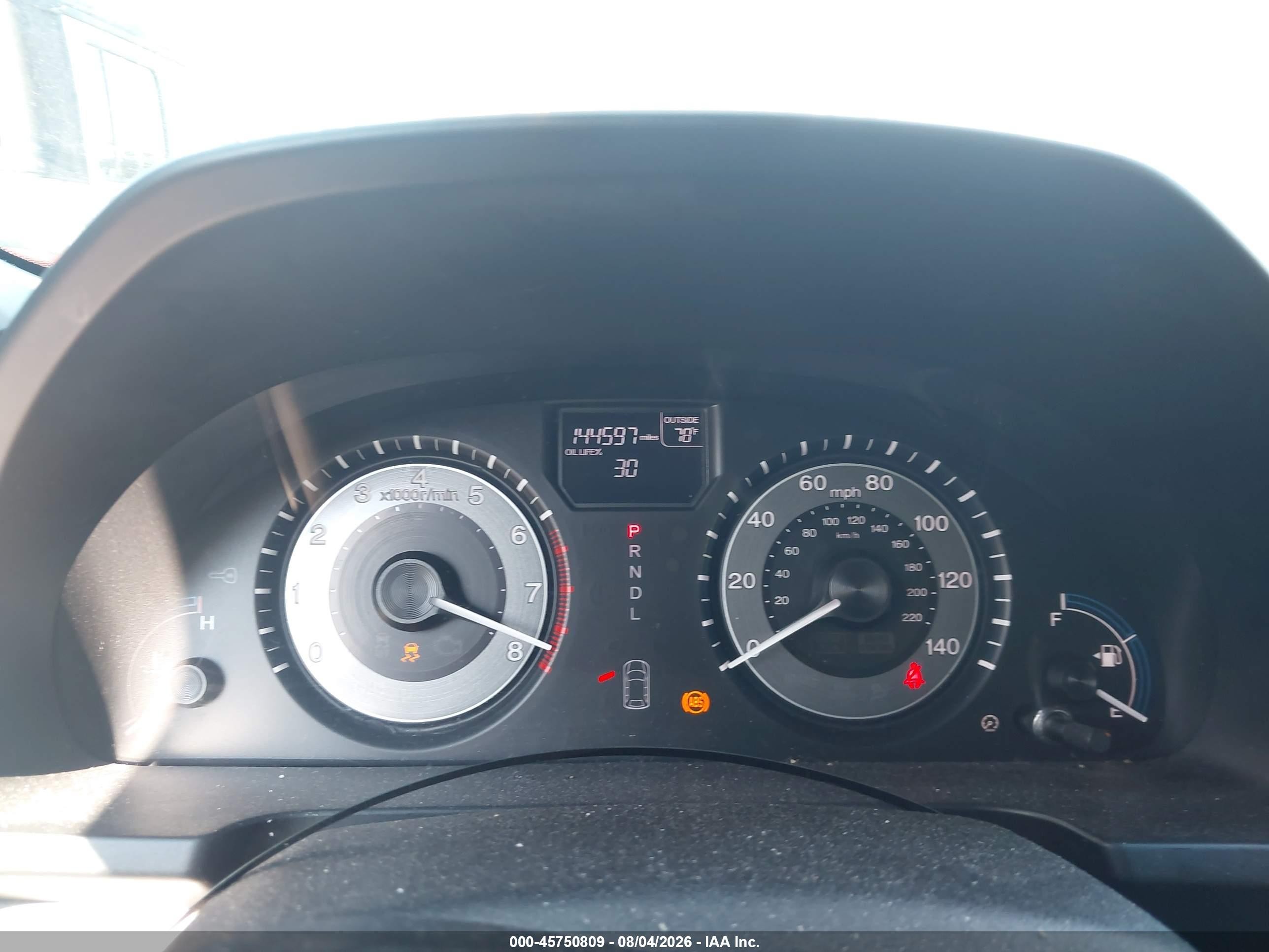 2013 Honda Odyssey Ex-l Серый vin: 5FNRL5H64DB083427