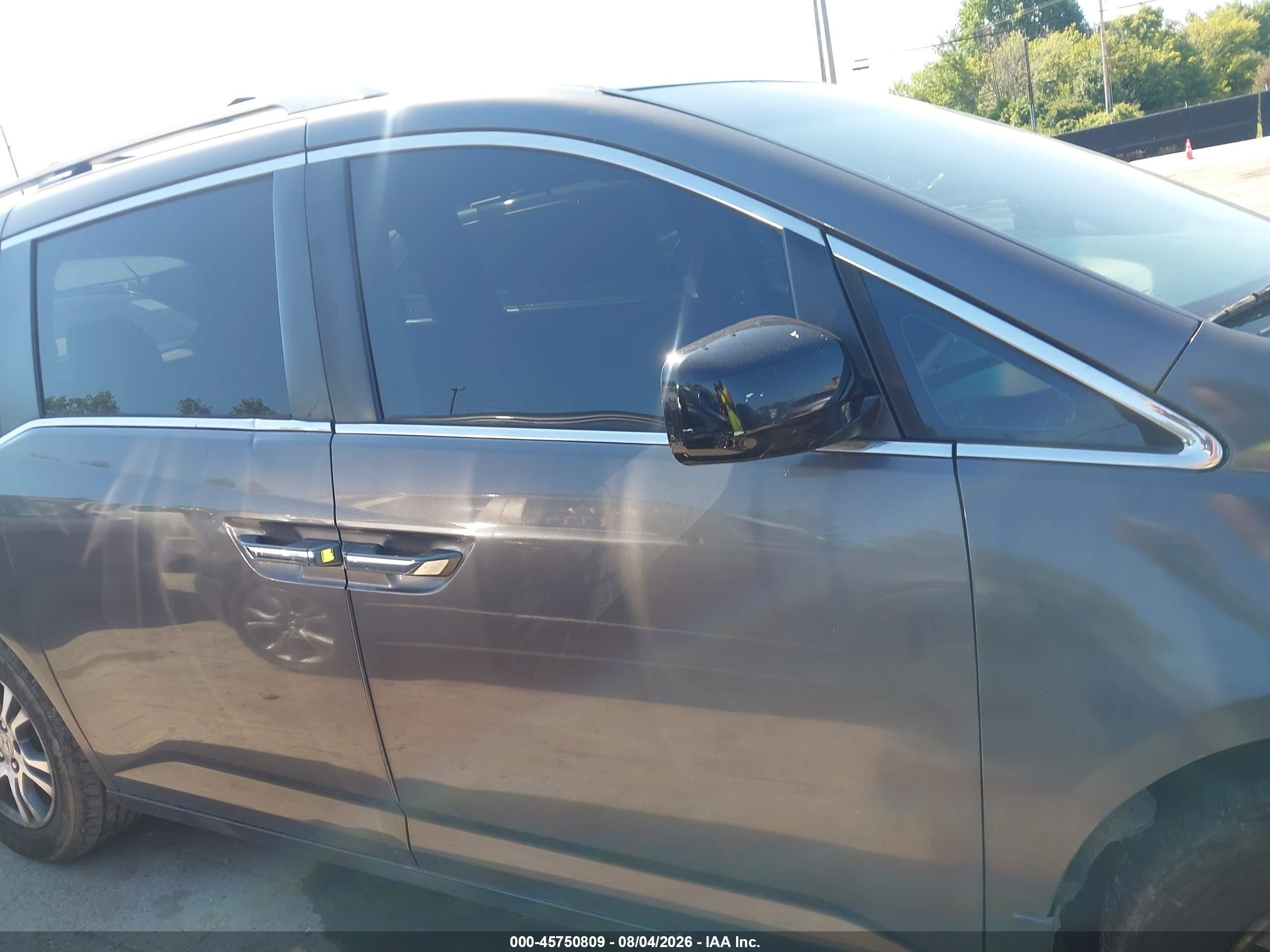 2013 Honda Odyssey Ex-l Серый vin: 5FNRL5H64DB083427