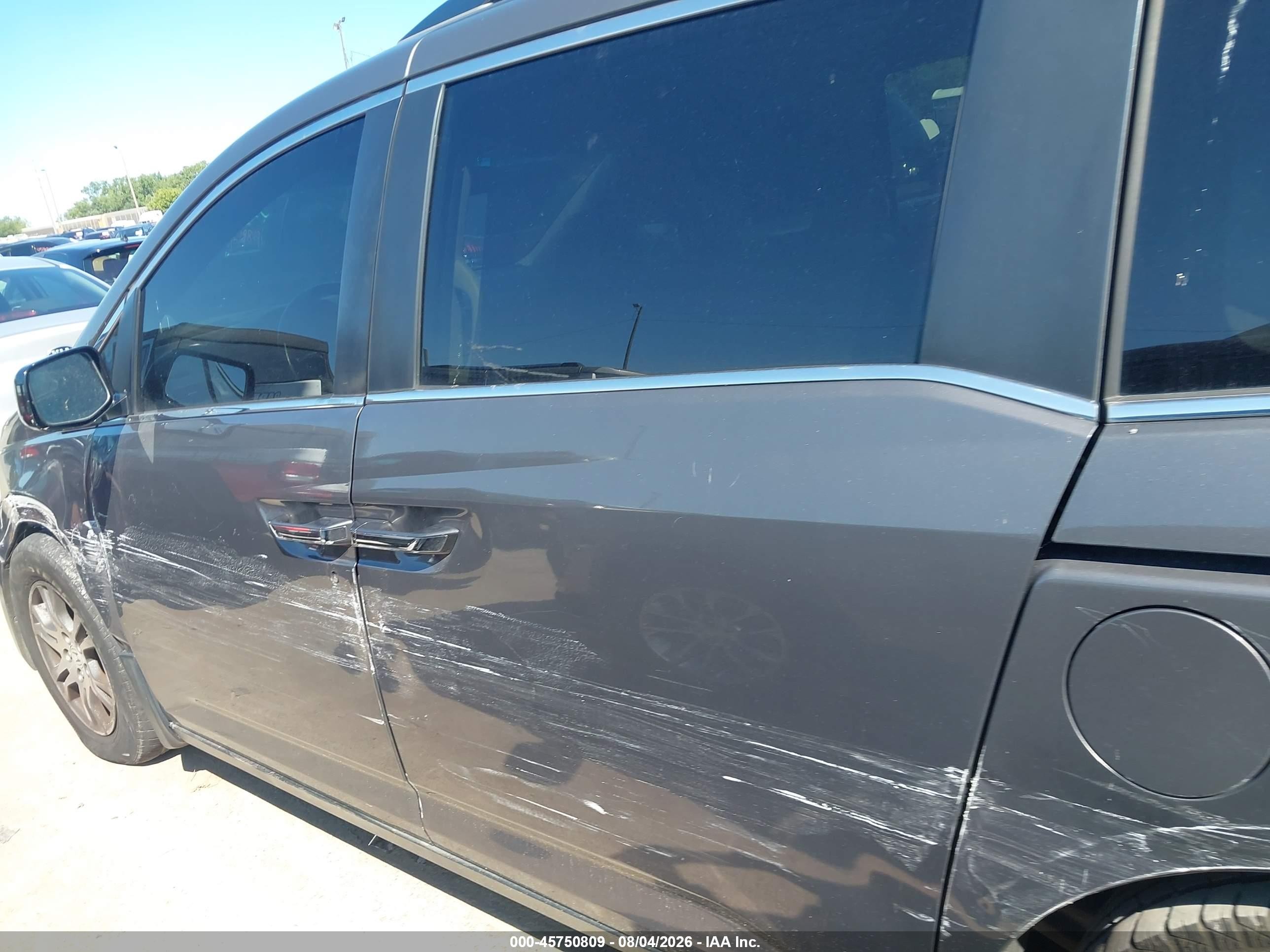 2013 Honda Odyssey Ex-l Серый vin: 5FNRL5H64DB083427