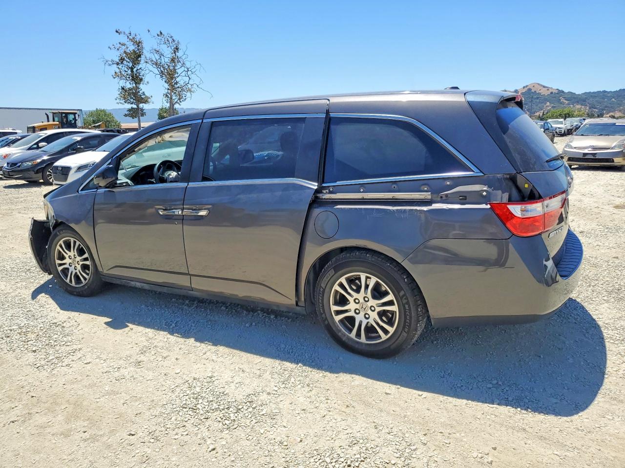2013 Honda Odyssey Exl Charcoal vin: 5FNRL5H64DB090040