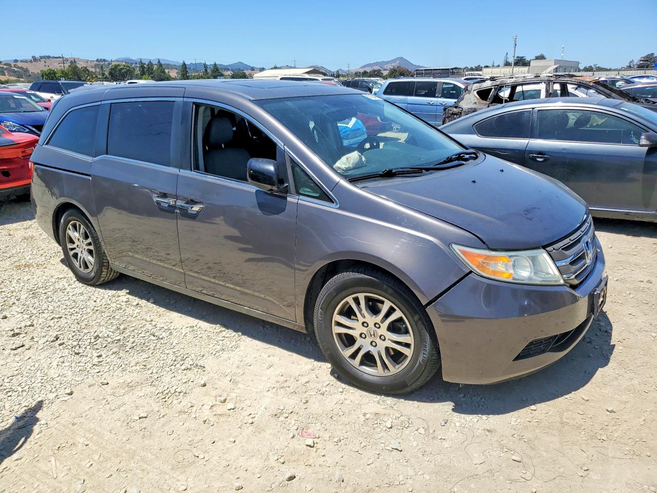 2013 Honda Odyssey Exl Charcoal vin: 5FNRL5H64DB090040