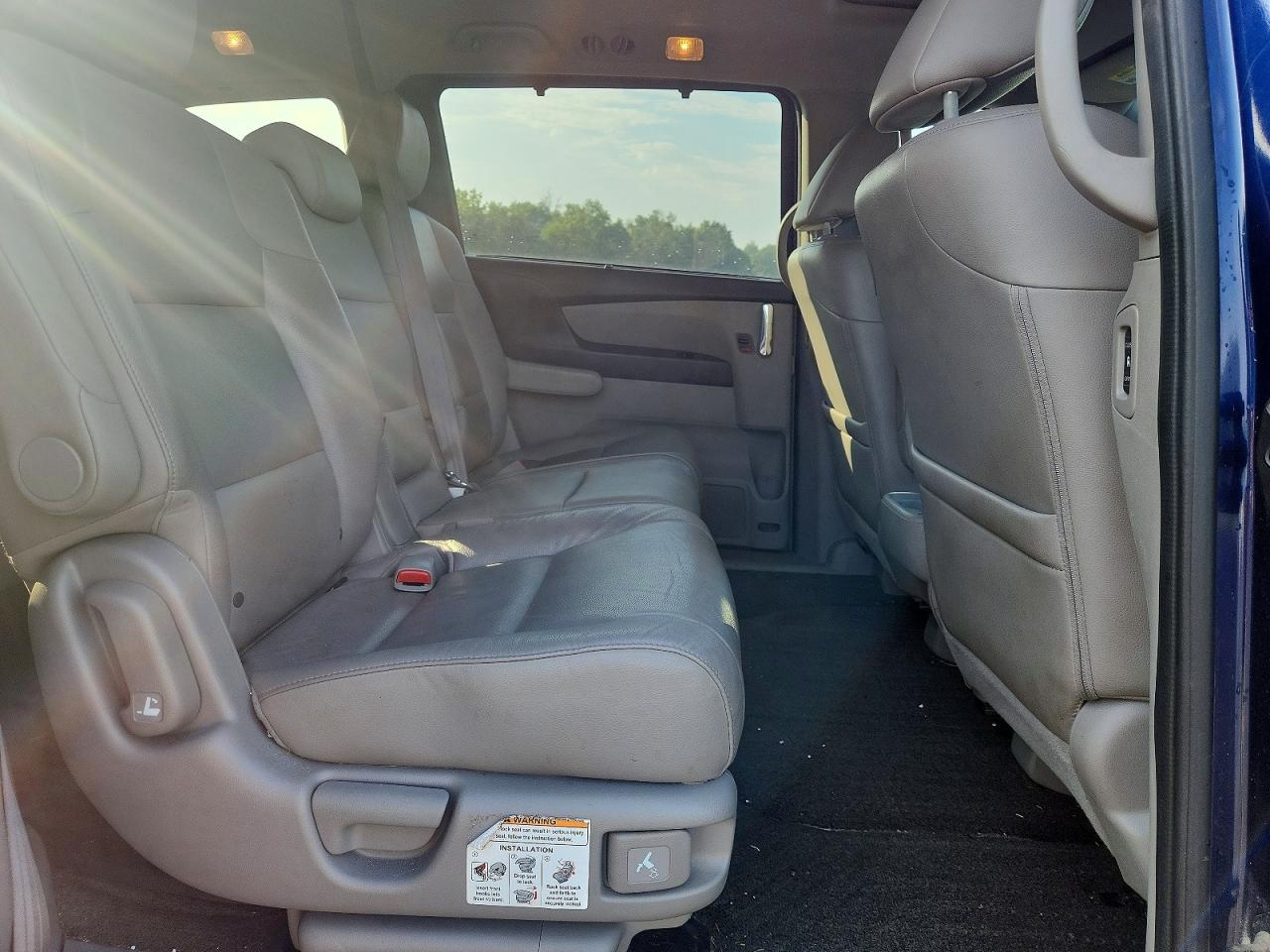 2014 Honda Odyssey Exl Blue vin: 5FNRL5H64EB035850