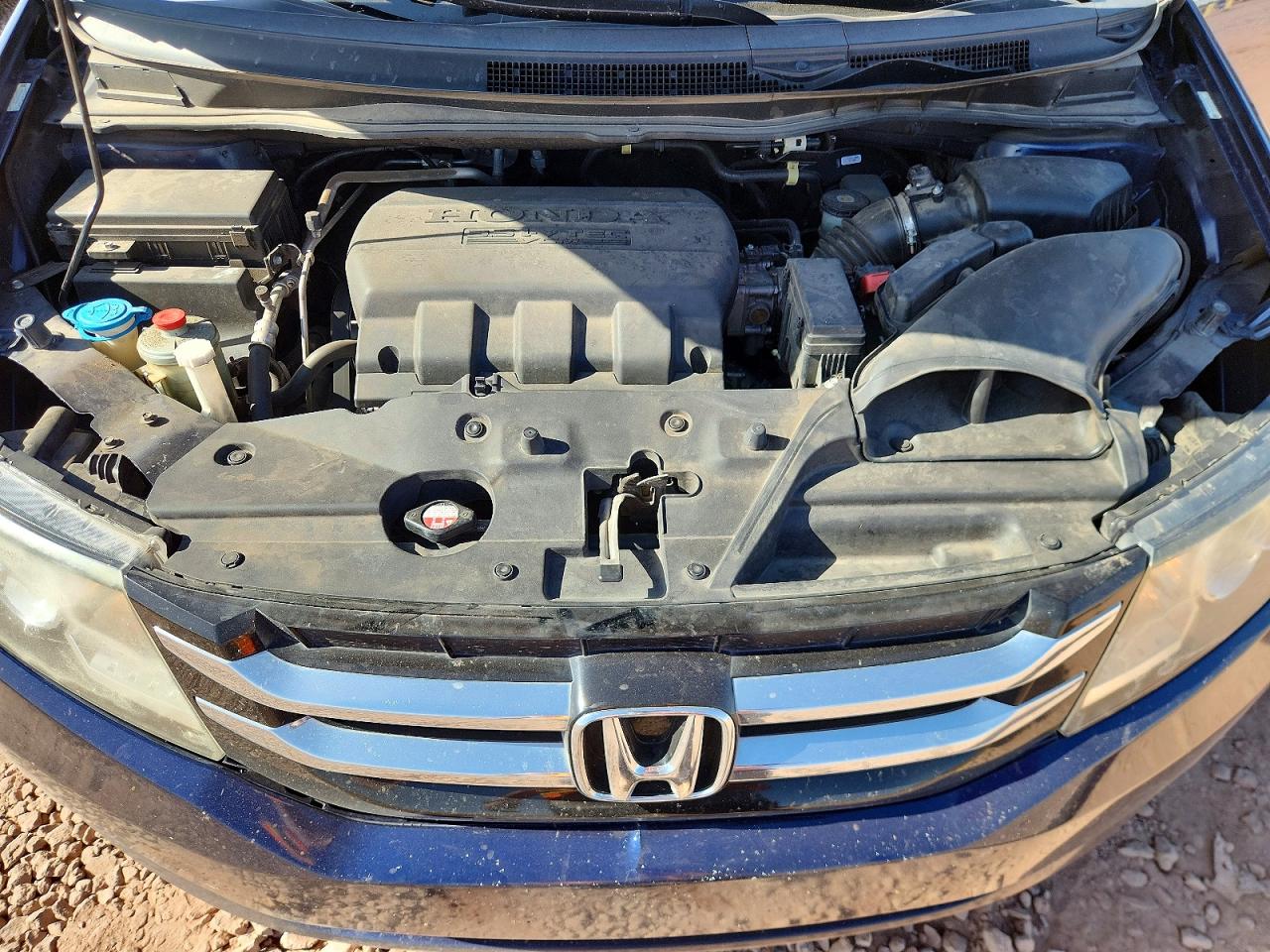 2014 Honda Odyssey Exl Blue vin: 5FNRL5H64EB052907