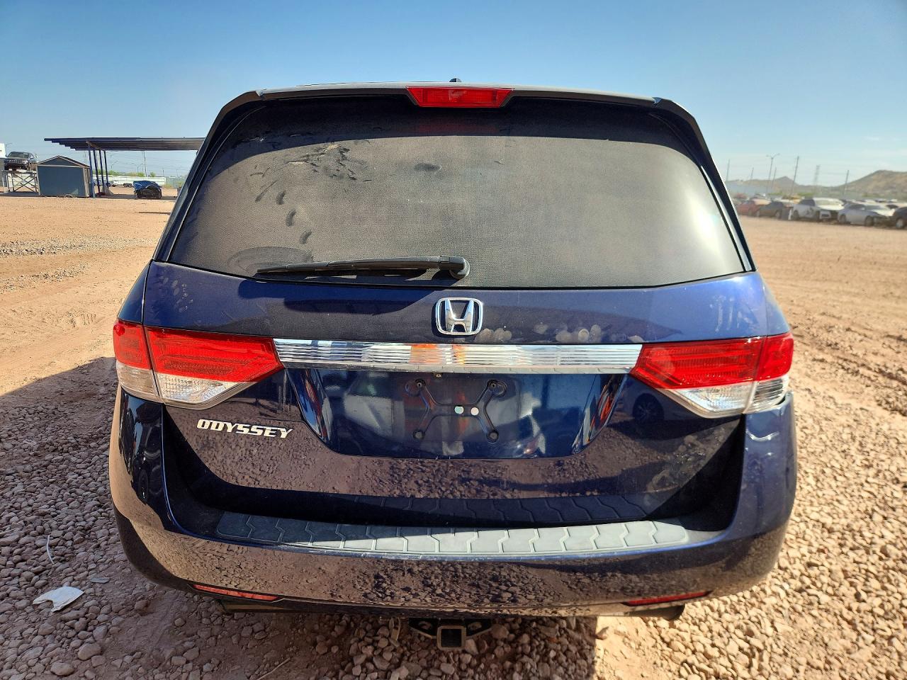 2014 Honda Odyssey Exl Blue vin: 5FNRL5H64EB052907