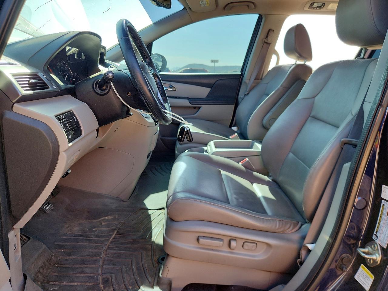 2014 Honda Odyssey Exl Blue vin: 5FNRL5H64EB052907