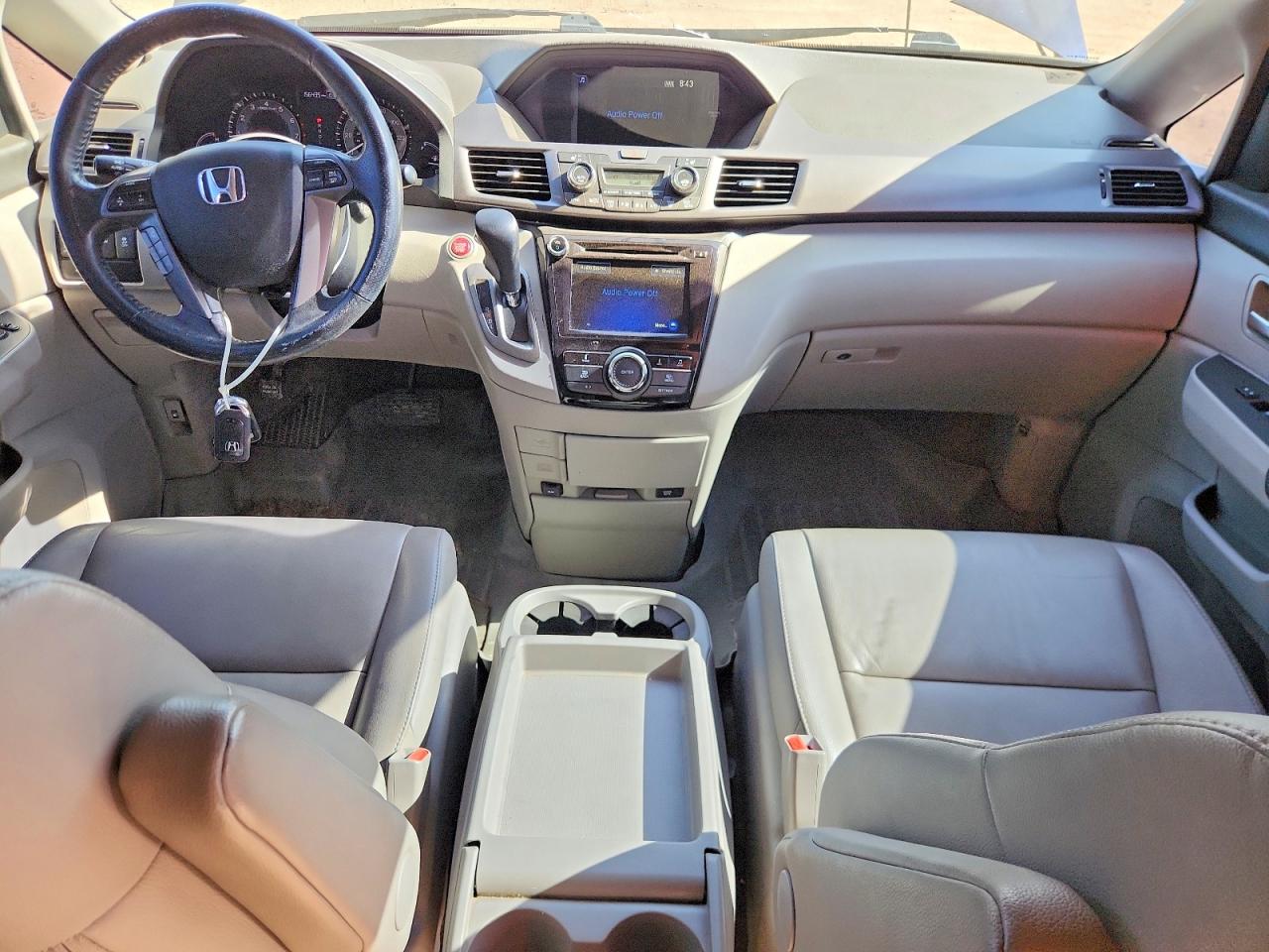 2014 Honda Odyssey Exl Blue vin: 5FNRL5H64EB052907