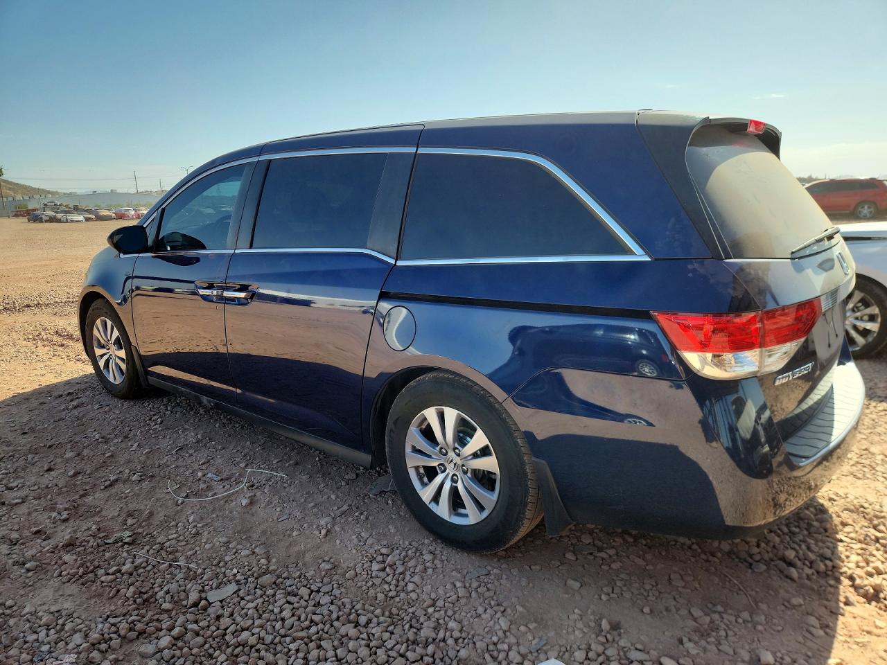 2014 Honda Odyssey Exl Blue vin: 5FNRL5H64EB052907