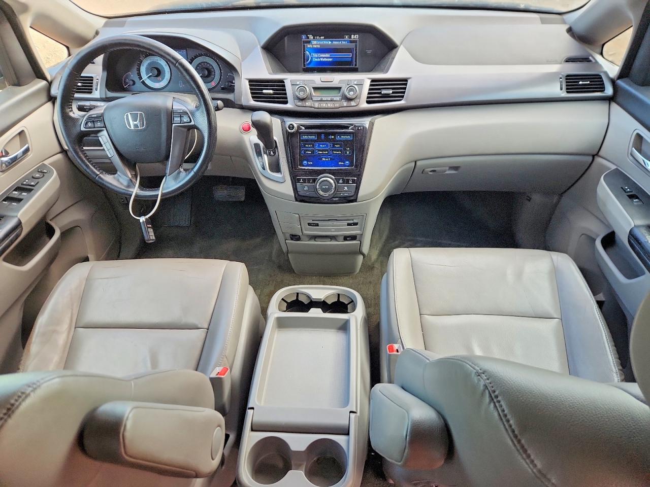 2014 Honda Odyssey Exl Gray vin: 5FNRL5H64EB054379