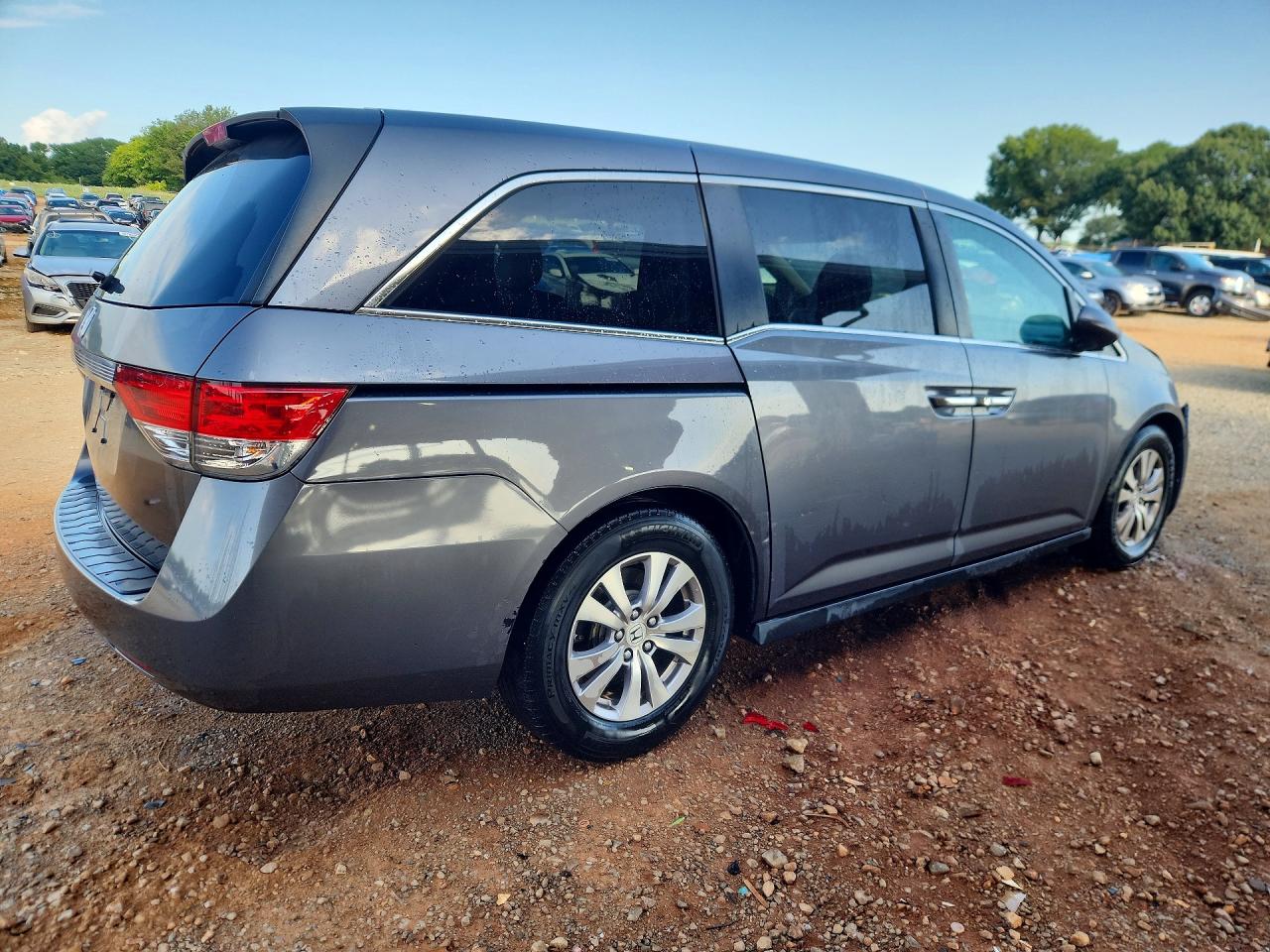 2014 Honda Odyssey Exl Gray vin: 5FNRL5H64EB054379