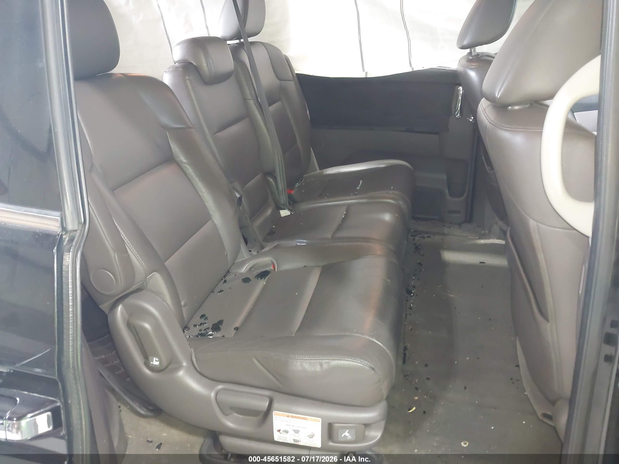 2014 Honda Odyssey Ex-l Black vin: 5FNRL5H64EB055662