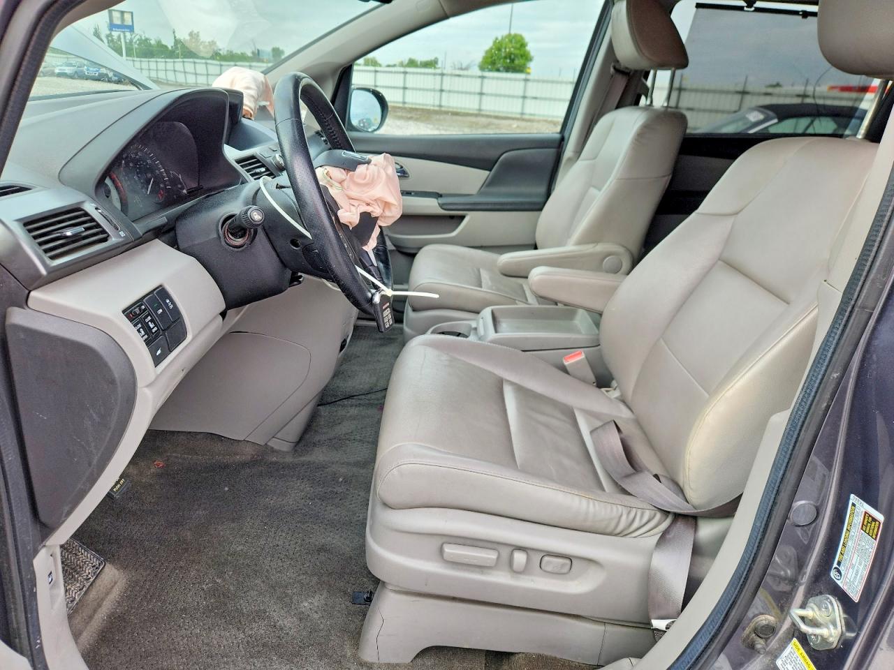 2014 Honda Odyssey Exl Gray vin: 5FNRL5H64EB062997