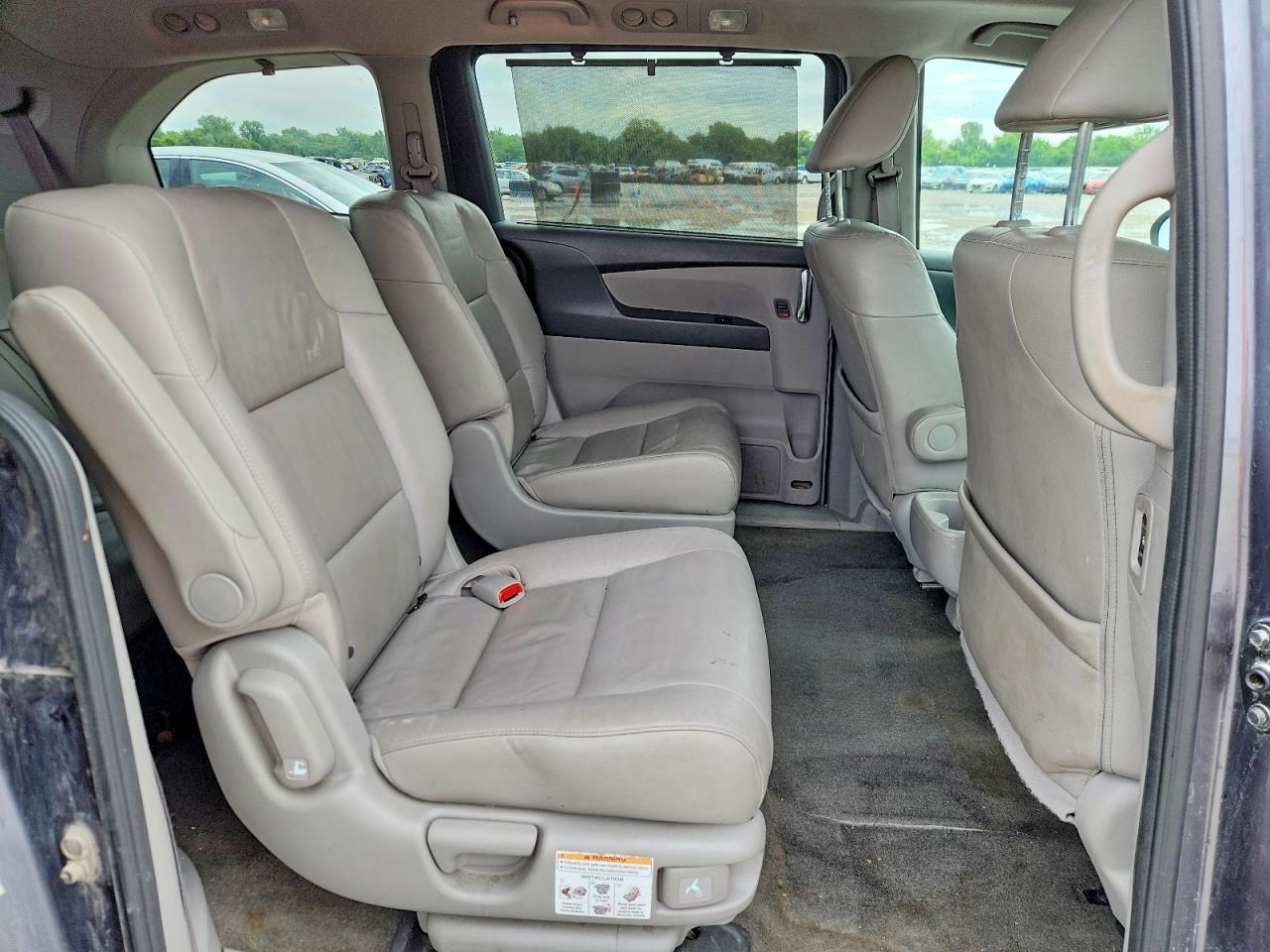 2014 Honda Odyssey Exl Gray vin: 5FNRL5H64EB062997