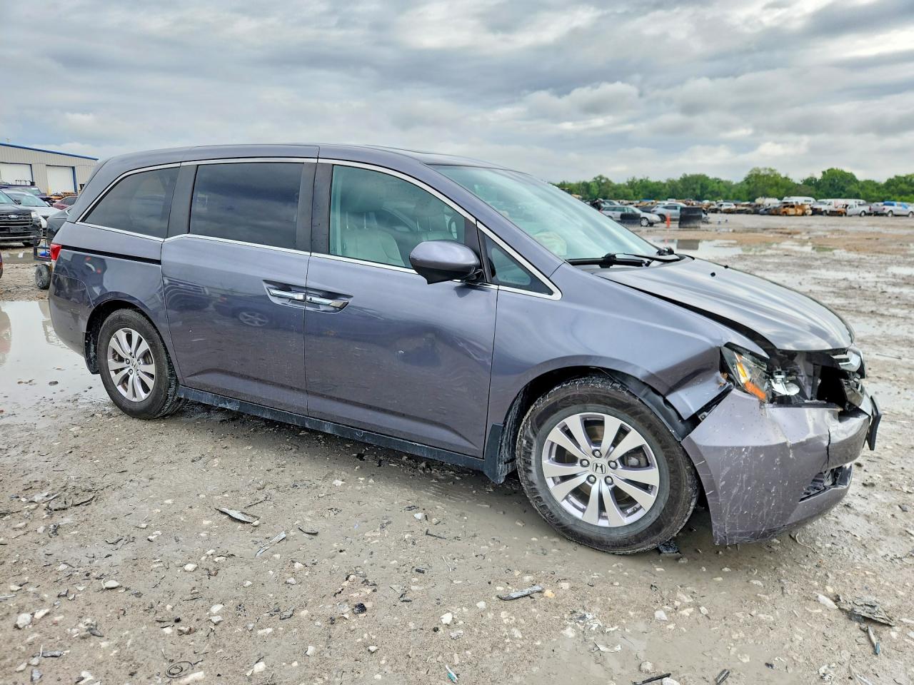 2014 Honda Odyssey Exl Gray vin: 5FNRL5H64EB062997