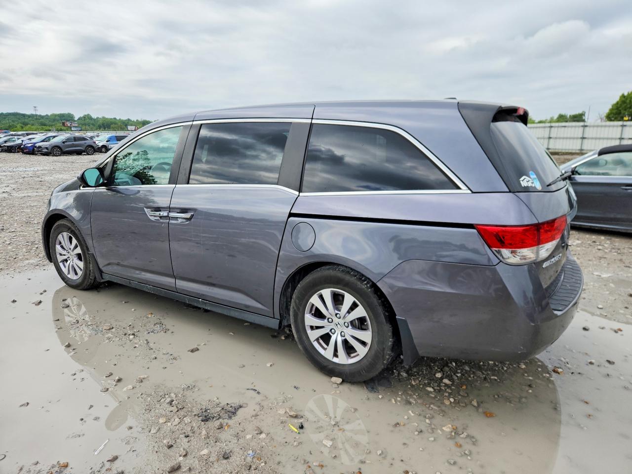 2014 Honda Odyssey Exl Gray vin: 5FNRL5H64EB062997