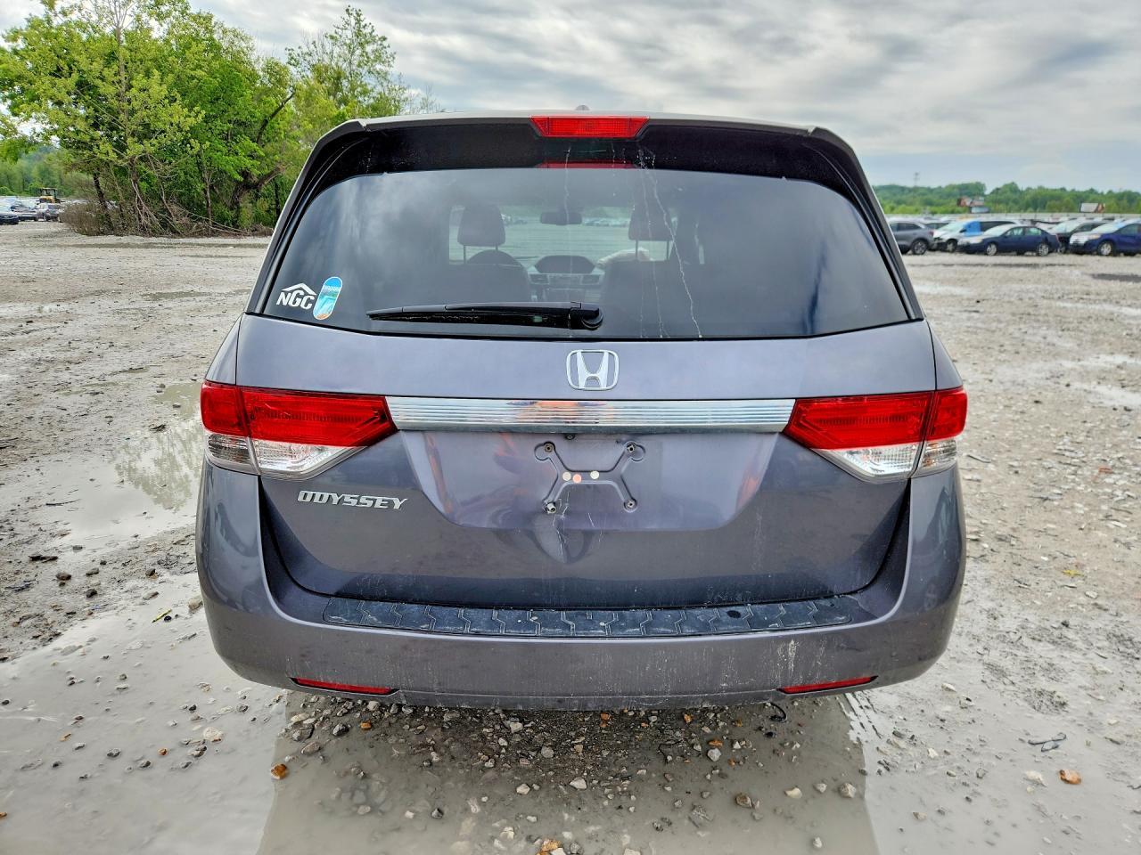 2014 Honda Odyssey Exl Gray vin: 5FNRL5H64EB062997