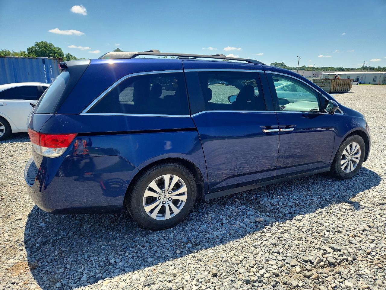2014 Honda Odyssey Exl Blue vin: 5FNRL5H64EB067410