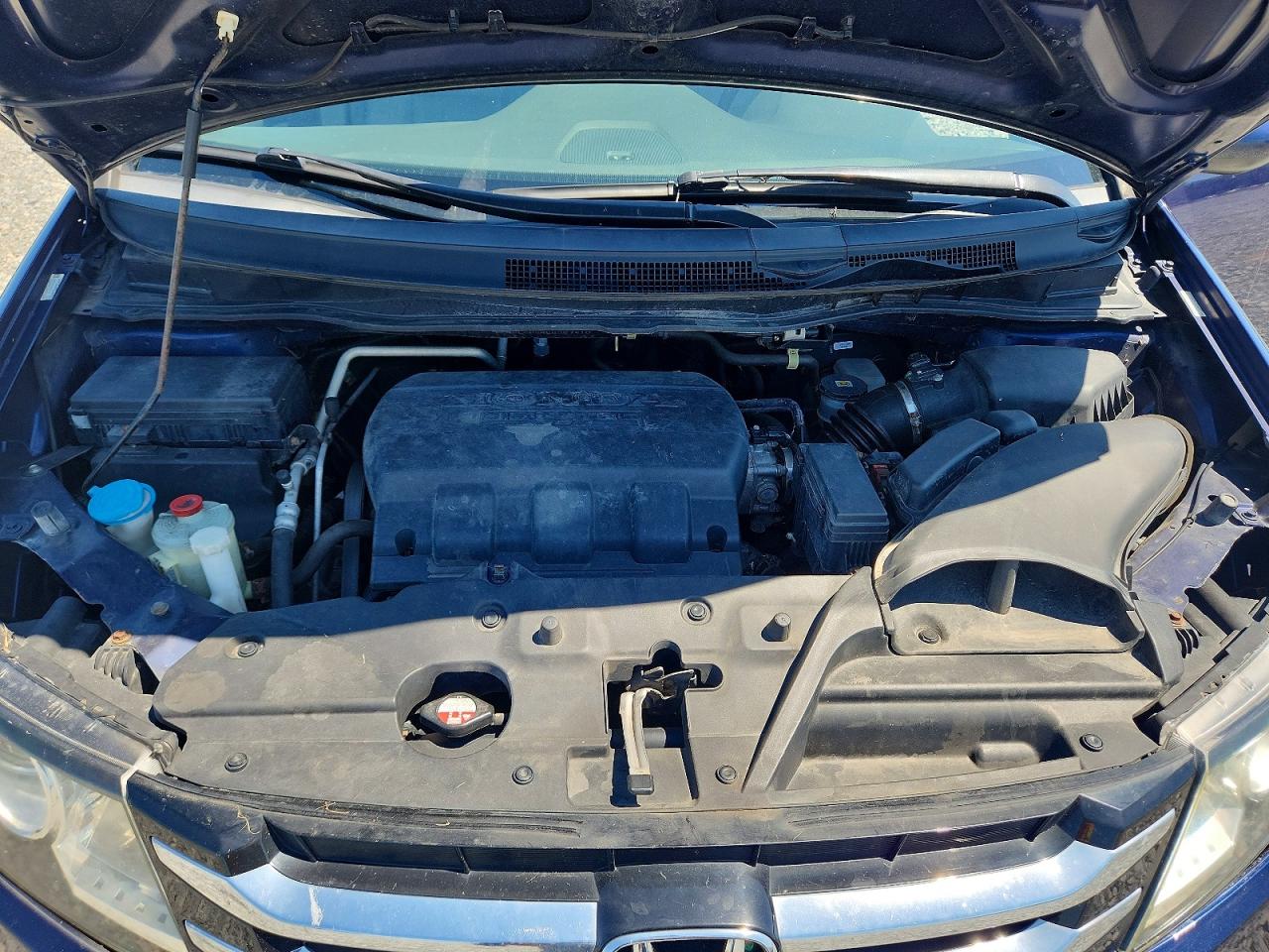 2014 Honda Odyssey Exl Blue vin: 5FNRL5H64EB067410